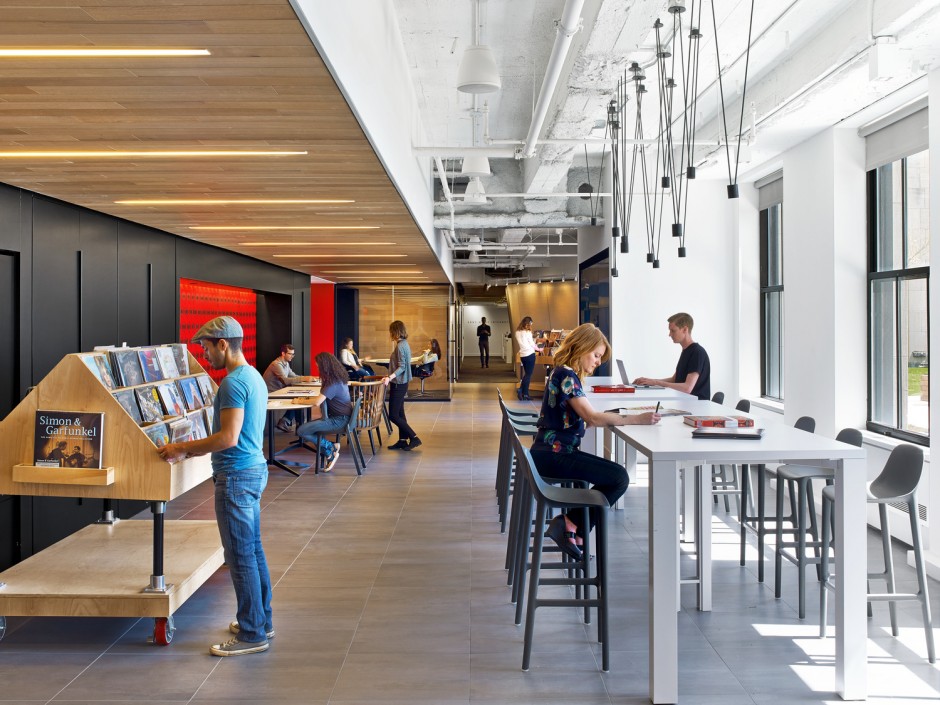 索尼纽约新总部现代办公空间设计-13