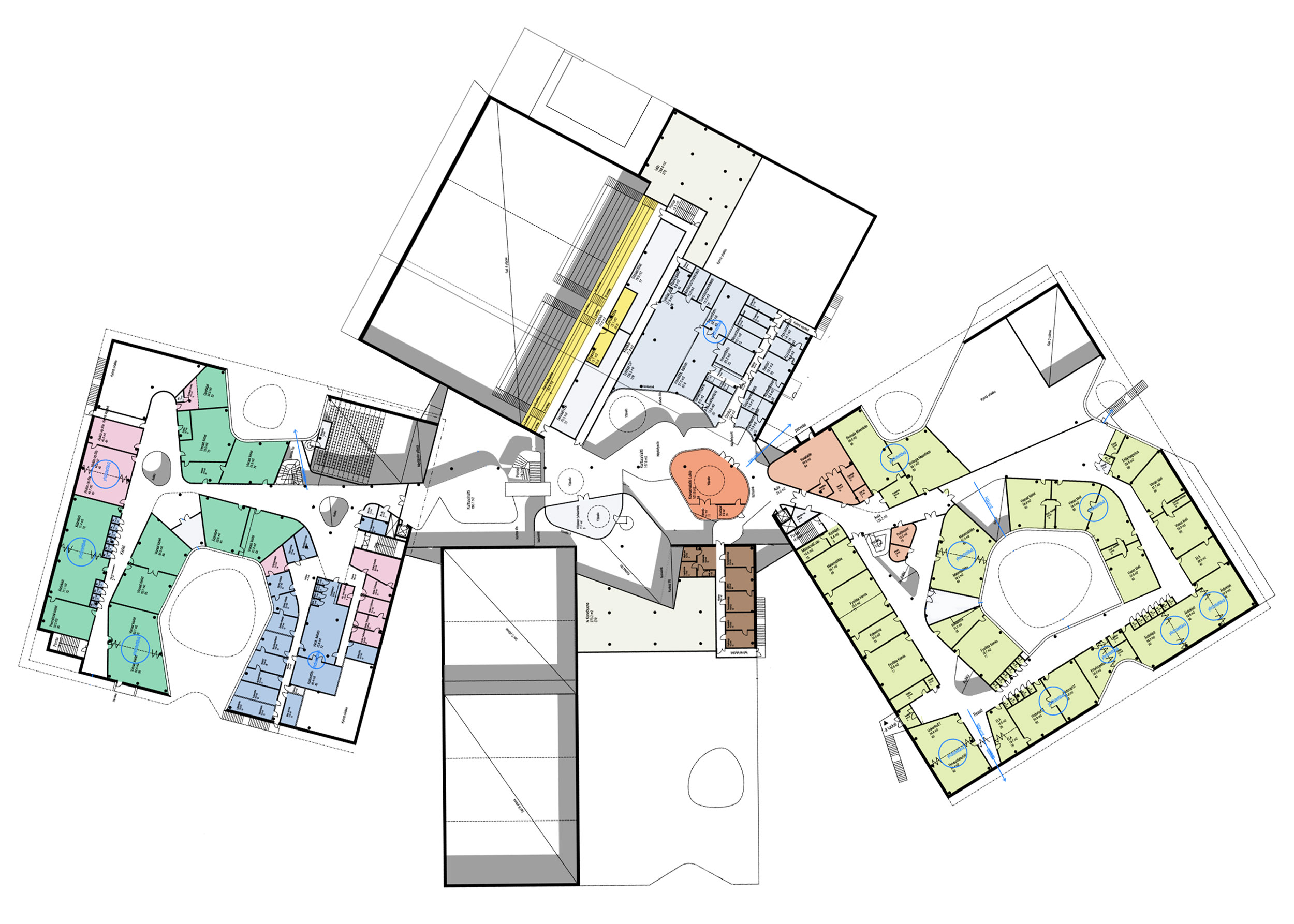 Kastelli 学校和社区中心丨芬兰奥卢丨Lahdelma & Mahlamäki Architects-31