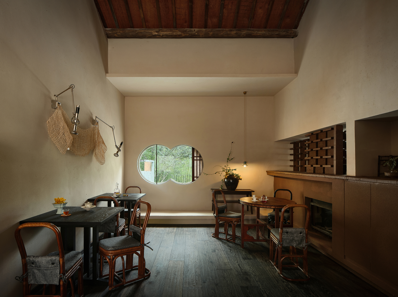 闭门即是深山  半日松风茶空间设计丨中国南京丨南京拙木空间设计-37