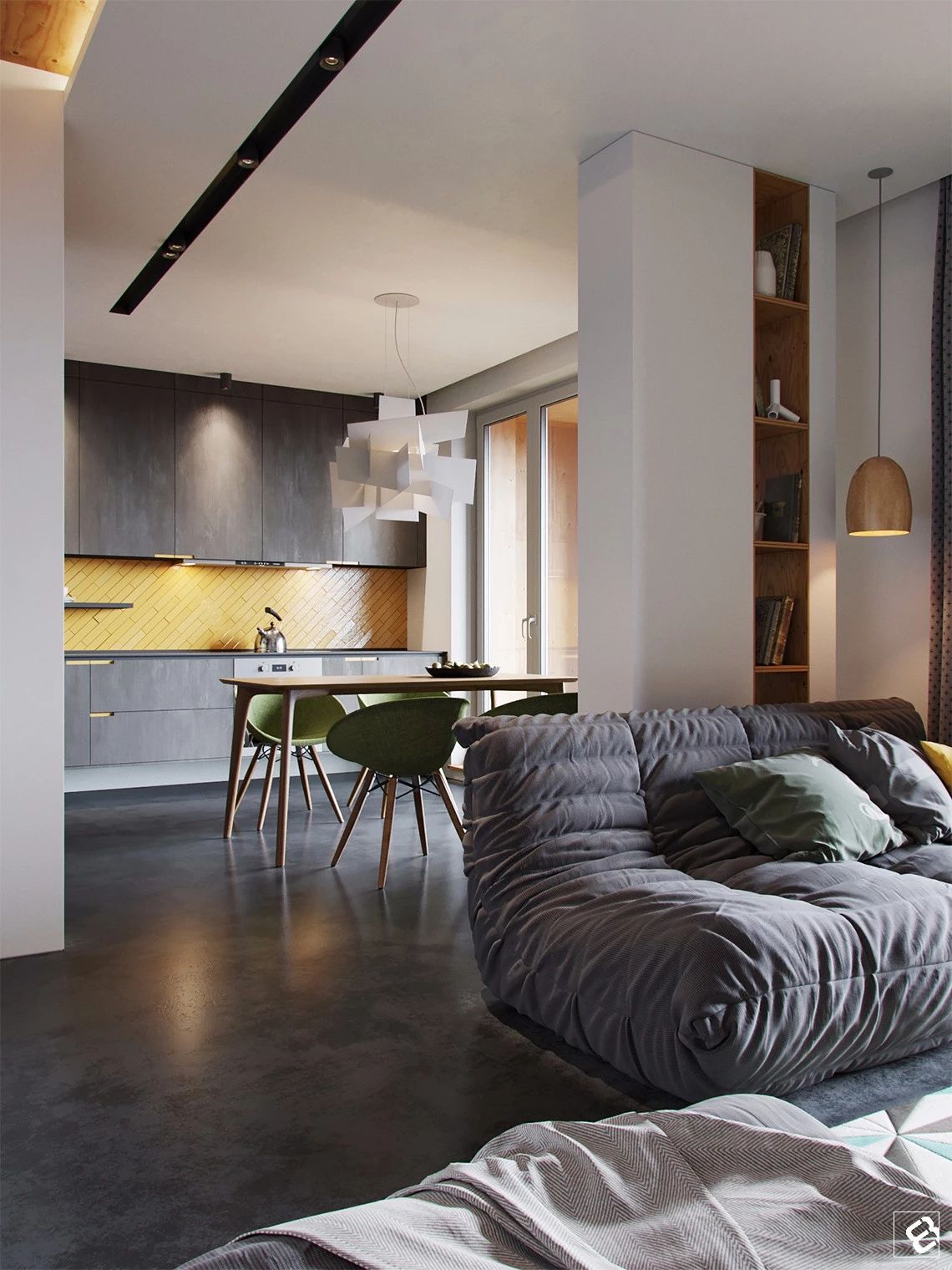 轻工业风 LOFT 住宅设计丨Form8 studio-49