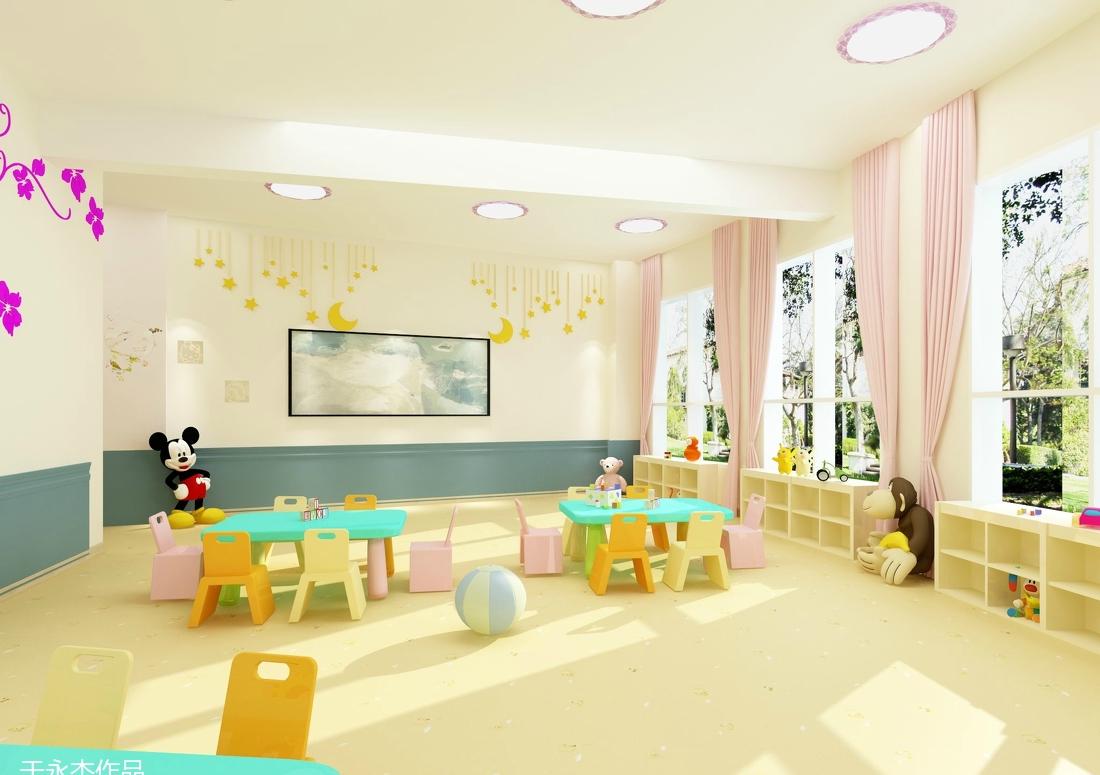 富平庄里幼儿园室内设计展示教育美学-18