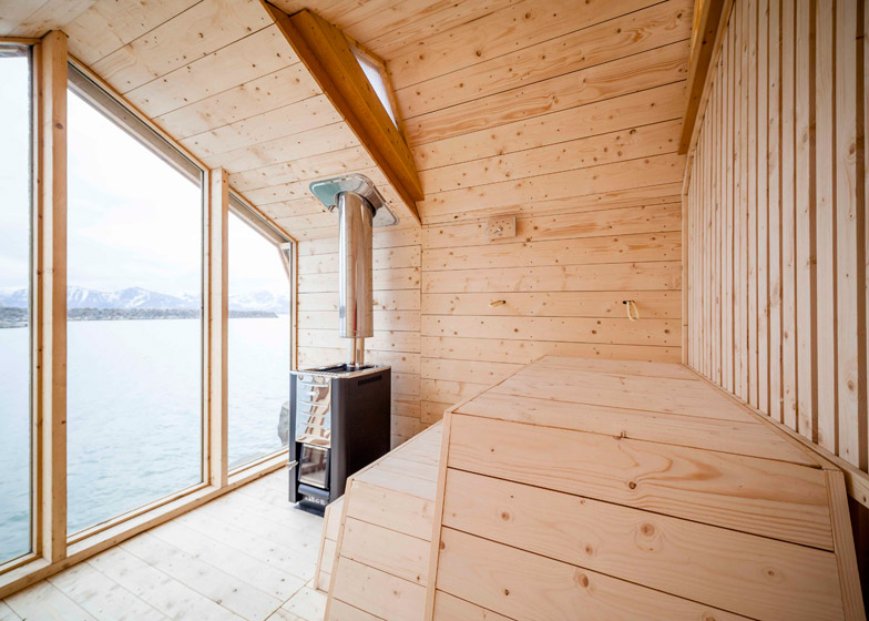 褶皱起伏的贝壳桑拿房丨日本丨隈研吾建筑事务所-145