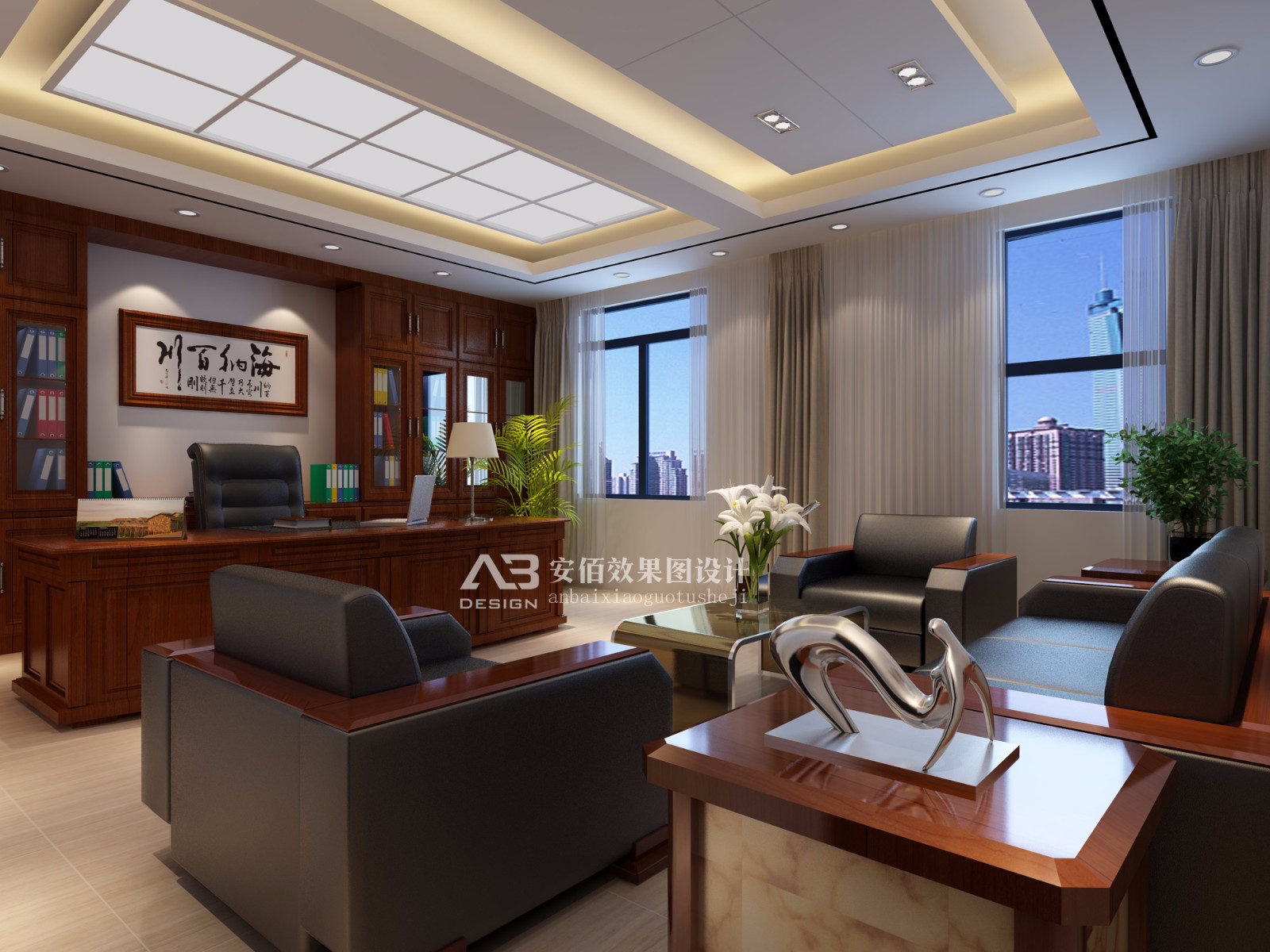 安佰建筑设计 | 打造极致办公空间-2
