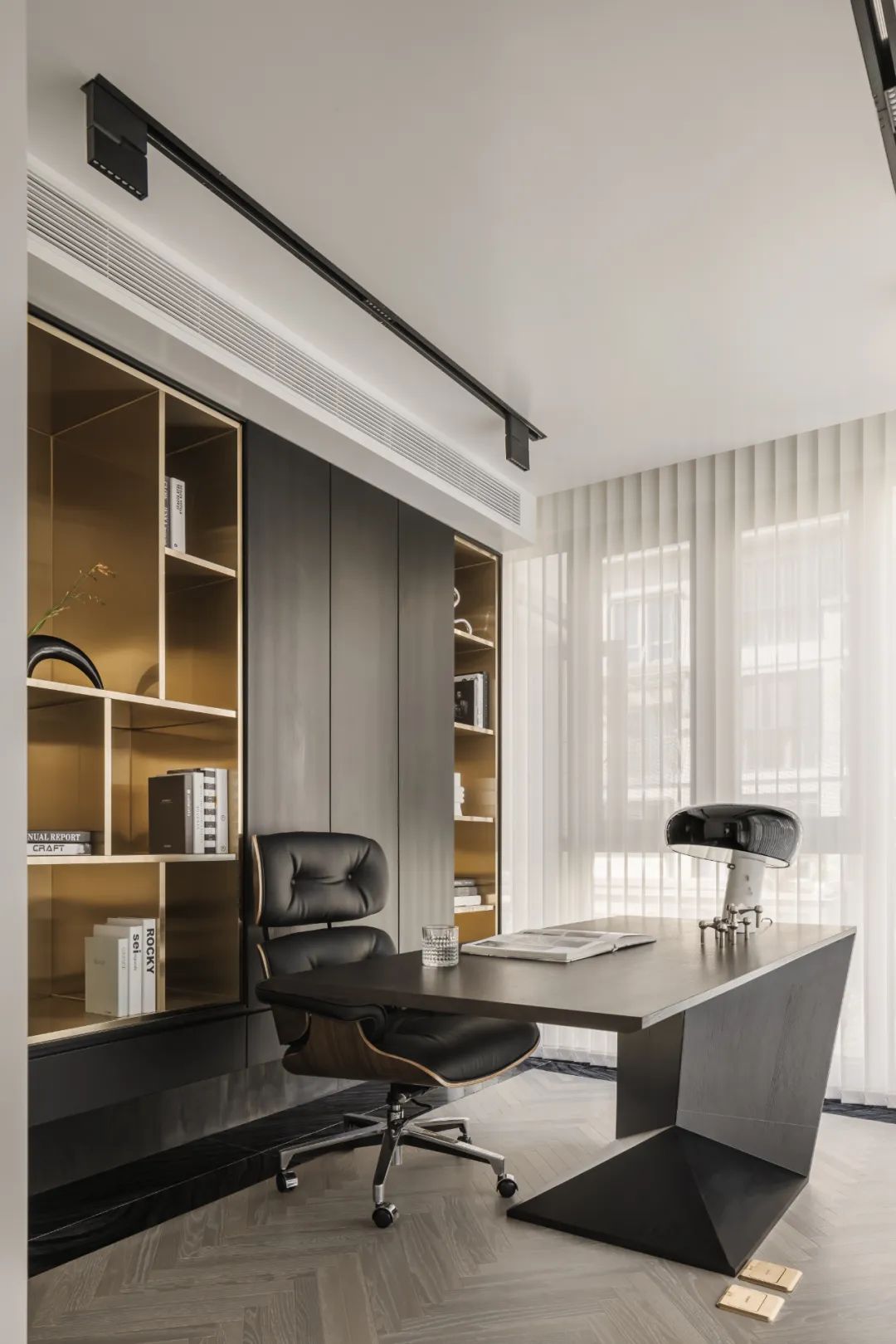 现代轻奢雅宅丨桃弥空间设计-59