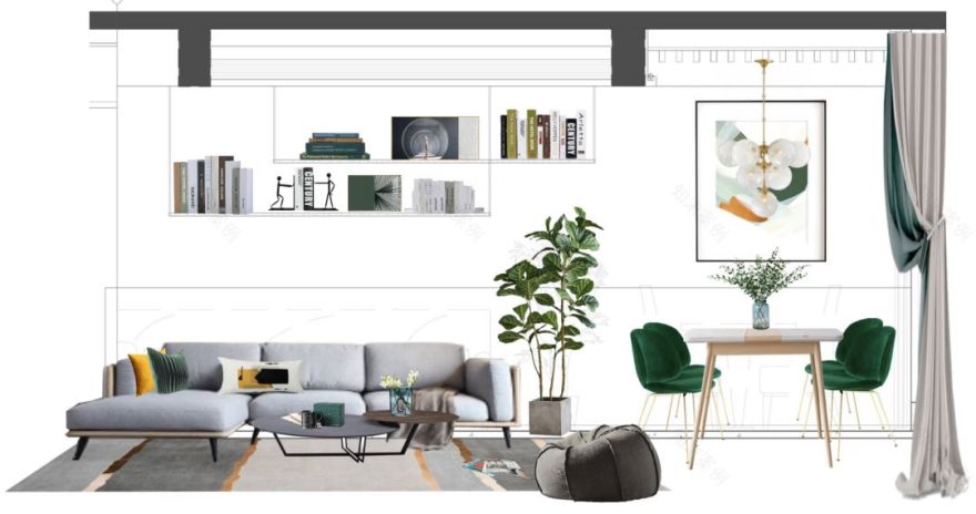 诗与远方 | 深圳博林天瑞复式私宅设计-38