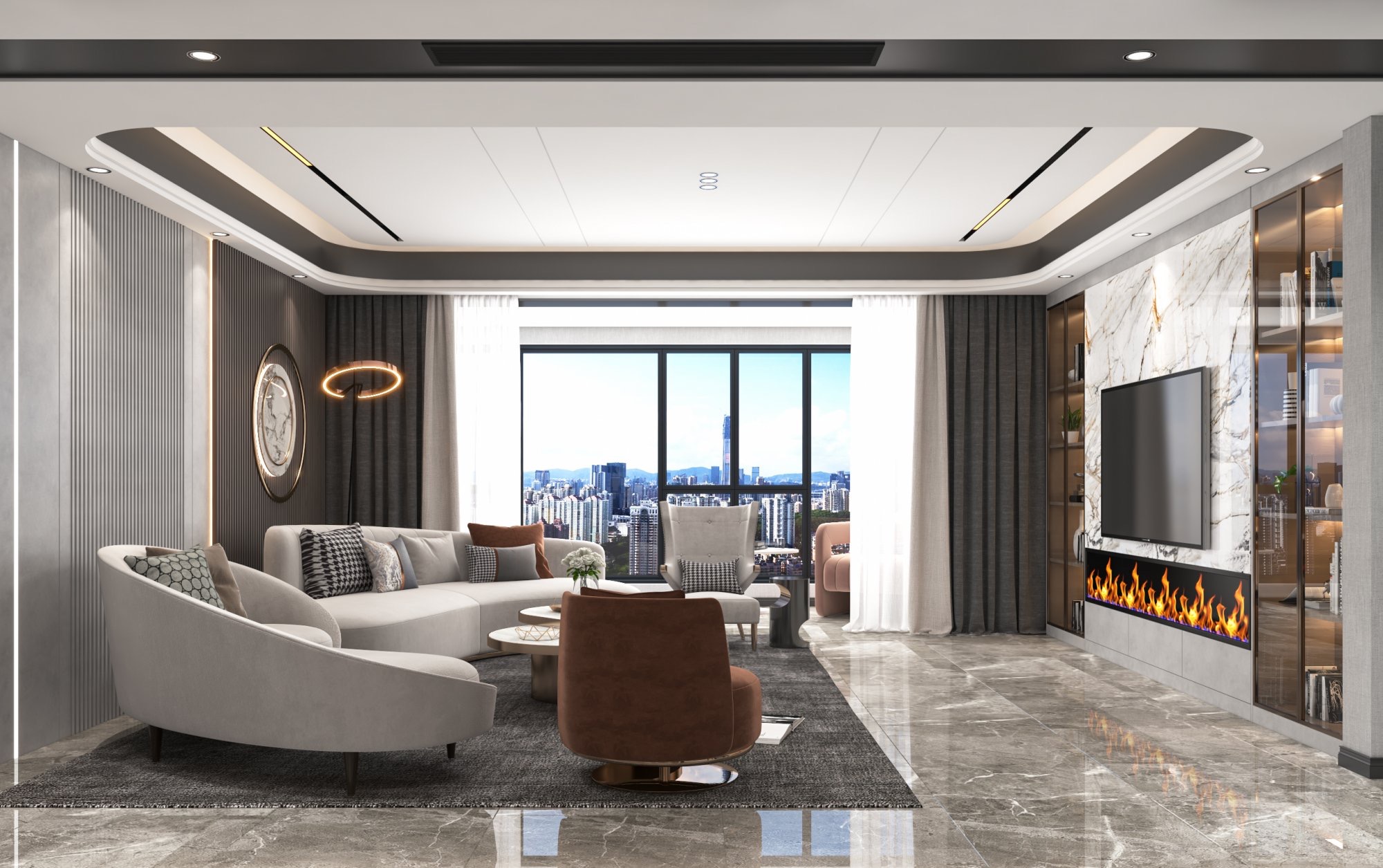 现代简约风，温馨舒适的空间艺术-4