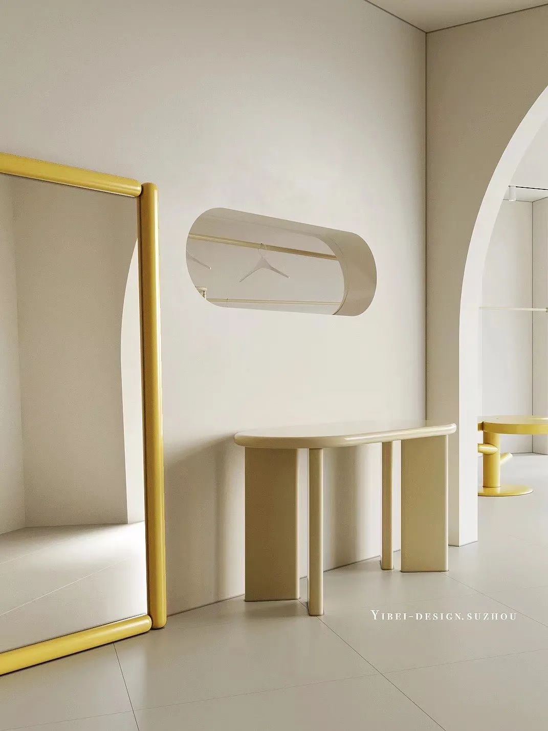 色彩之舞 · 黄白空间的艺术对话丨中国苏州丨YIBEI DESIGN-4