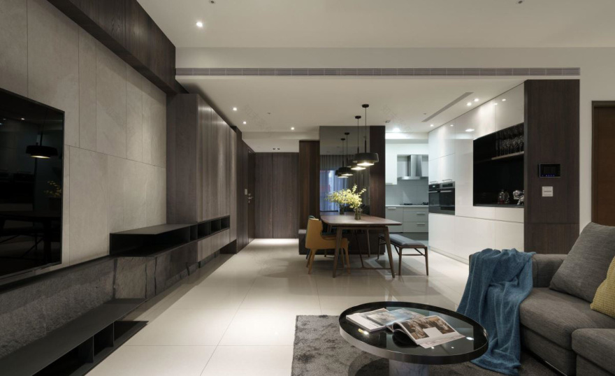 125㎡现代风住宅 筑悦空间设计-5