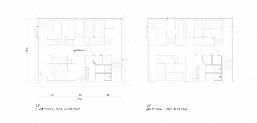 京都传统区位的创新胶囊旅馆设计-19