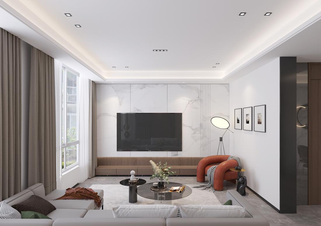 
现代轻奢风格——鹰潭嘉禾山庄美宅 -1