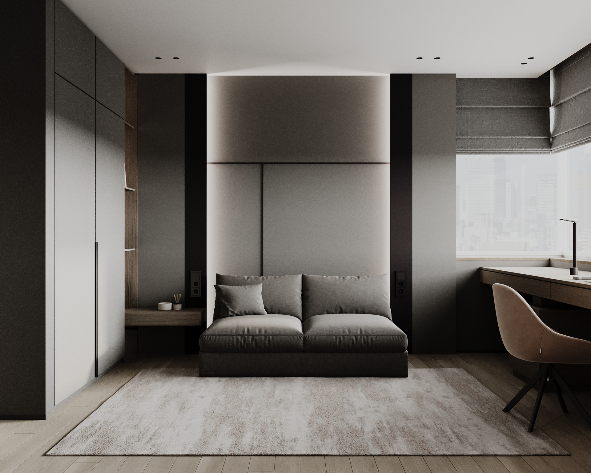 基辅某70平住宅公寓室内设计与可视化项目丨乌克兰基辅-18