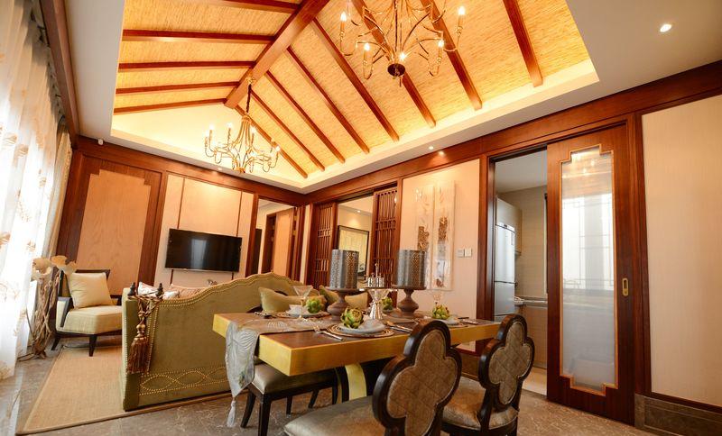 海口桃李春风样板房 | 东方典雅与东南亚休闲的碰撞-11