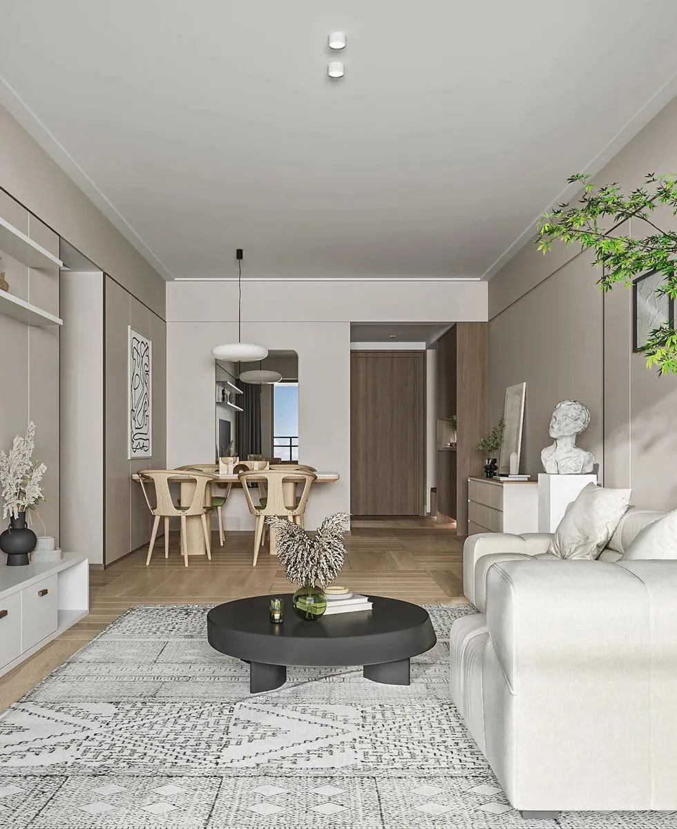 奶油风邂逅北欧雅致丨中国深圳丨戴勇设计-22