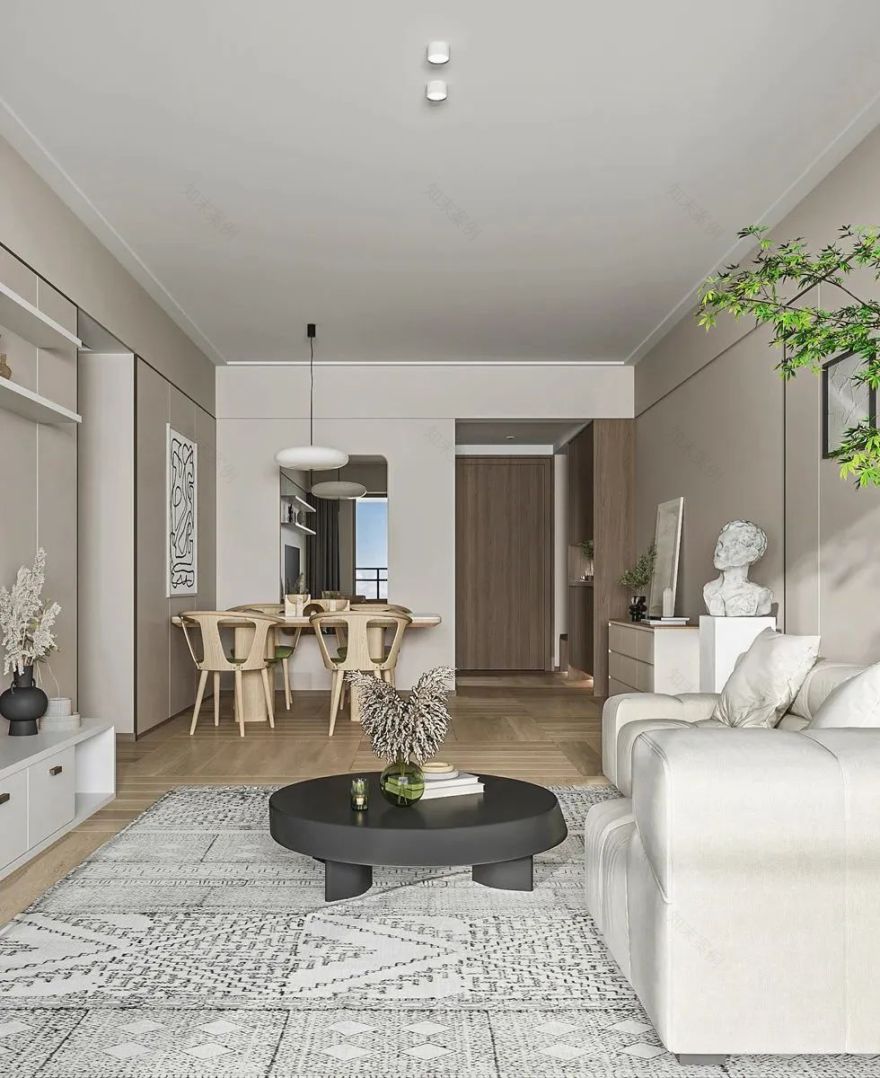 奶油风邂逅北欧雅致丨中国深圳丨戴勇设计-22