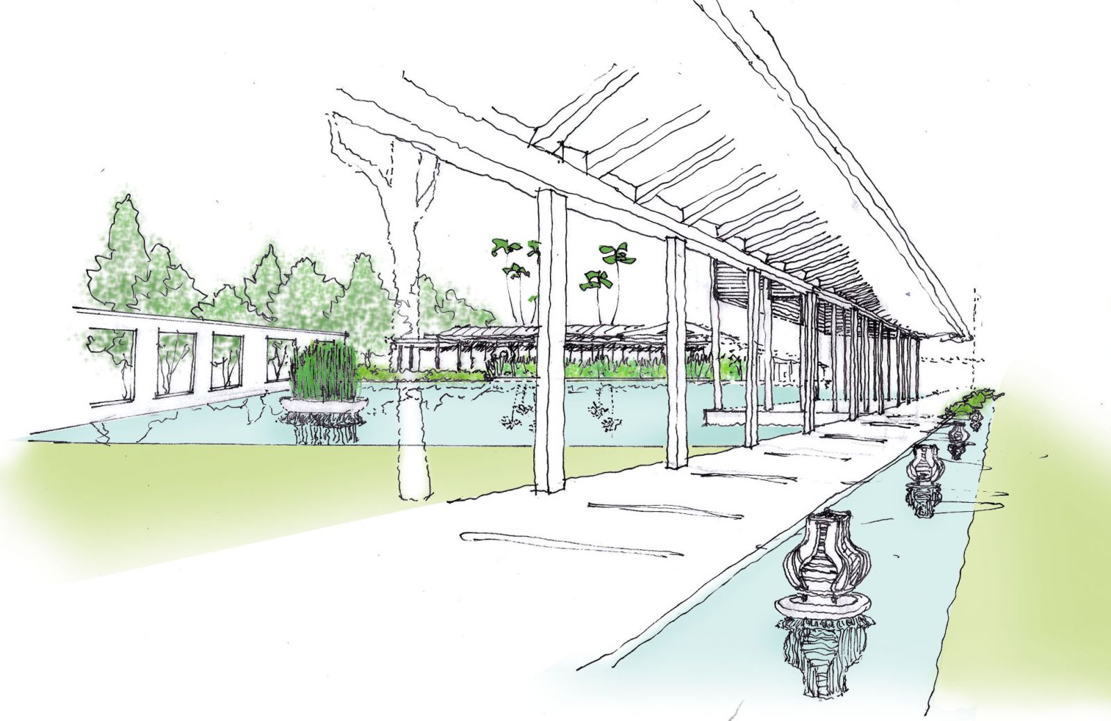 中国惠州喜来登会所景观规划-12