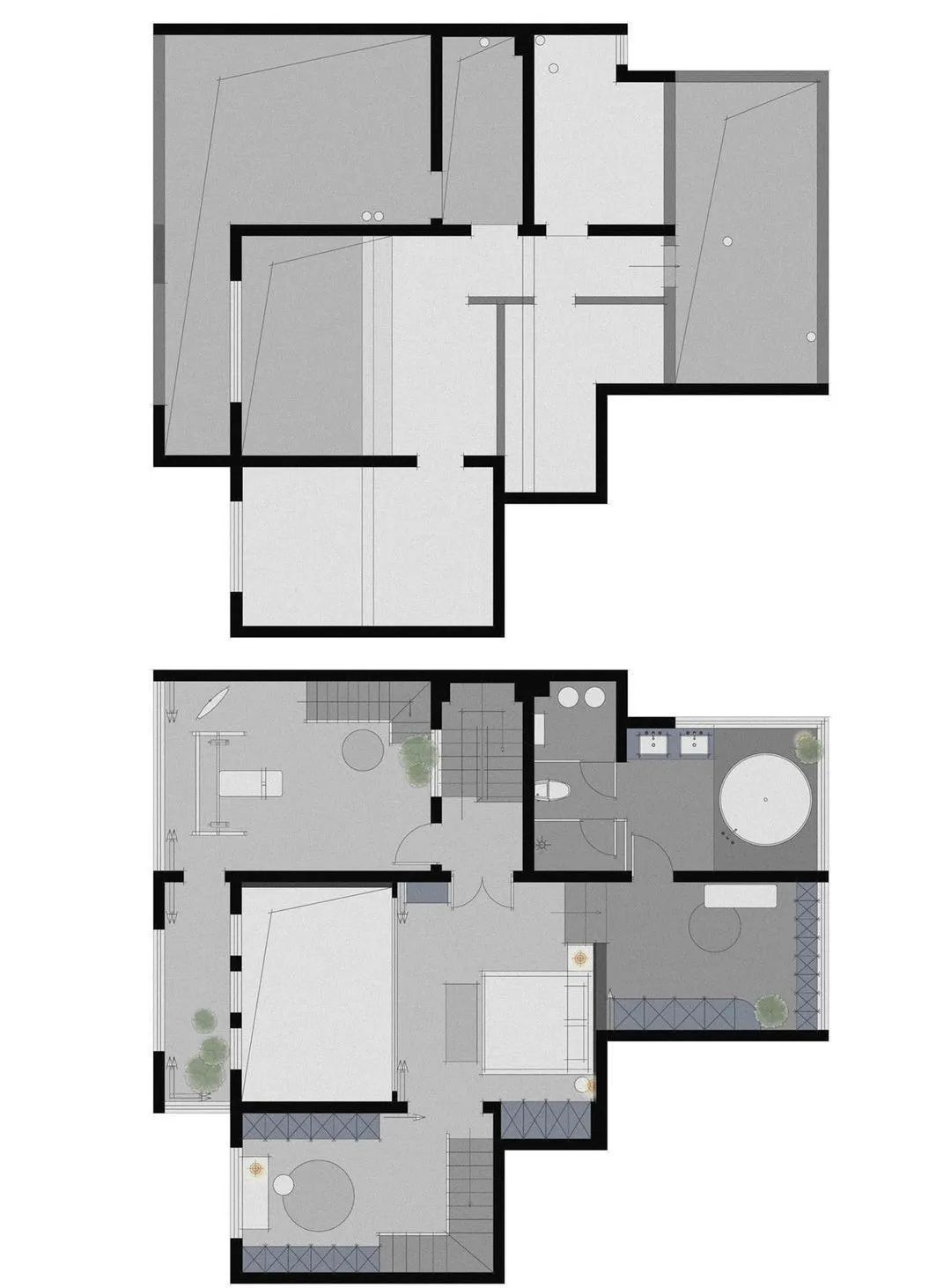 红杉创意设计 | 西安 360㎡现代家居，巧妙融合多种文化元素-11