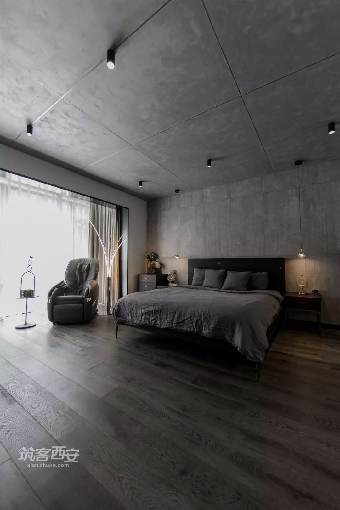 灰色++ 粉色,魏一琳设计师打造绅士空间-84