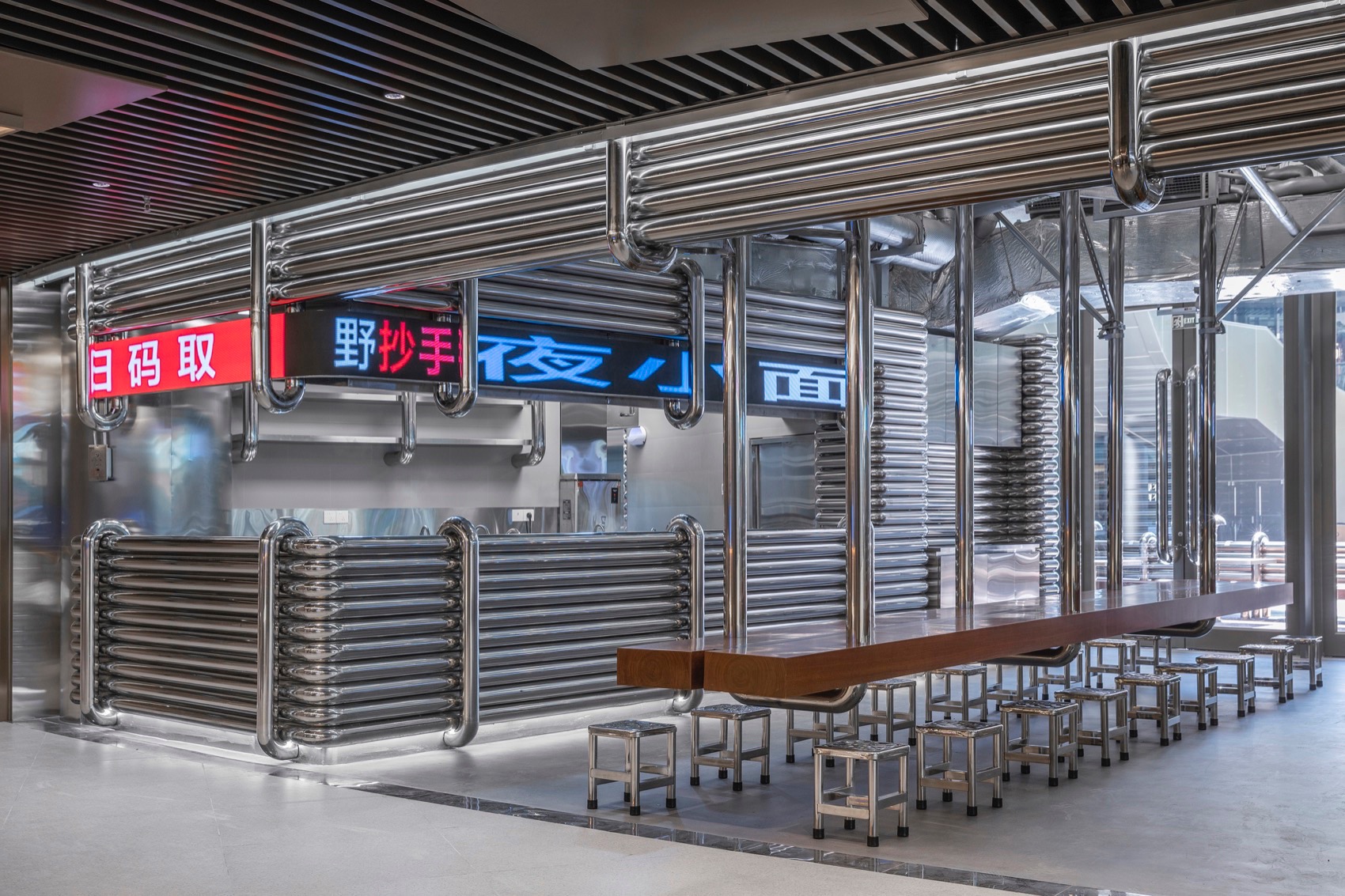 胖妹面庄中关村大融城店丨中国北京丨空间站建筑师事务所-7