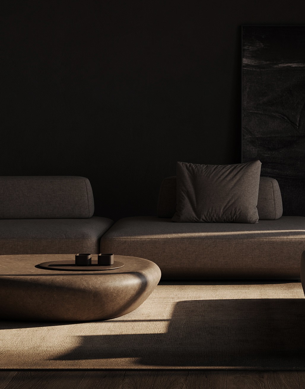 黑灰高级质感空间 神秘又高冷-7