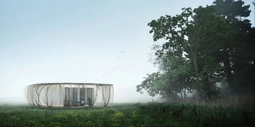 英国乳胶建筑公司设计的环保灯笼住宅-7