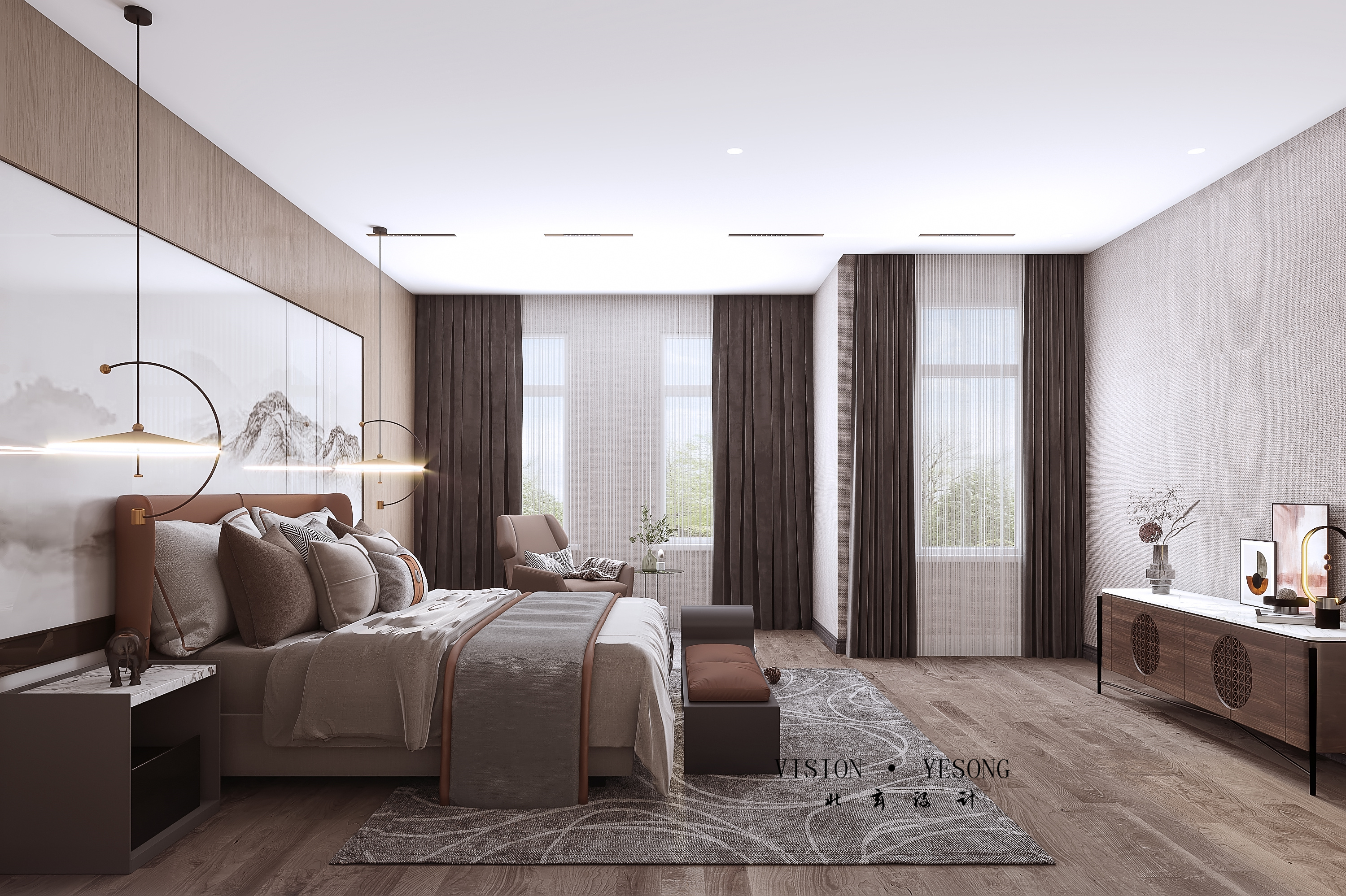 合肥别墅设计丨中国合肥丨北玄设计表现-26