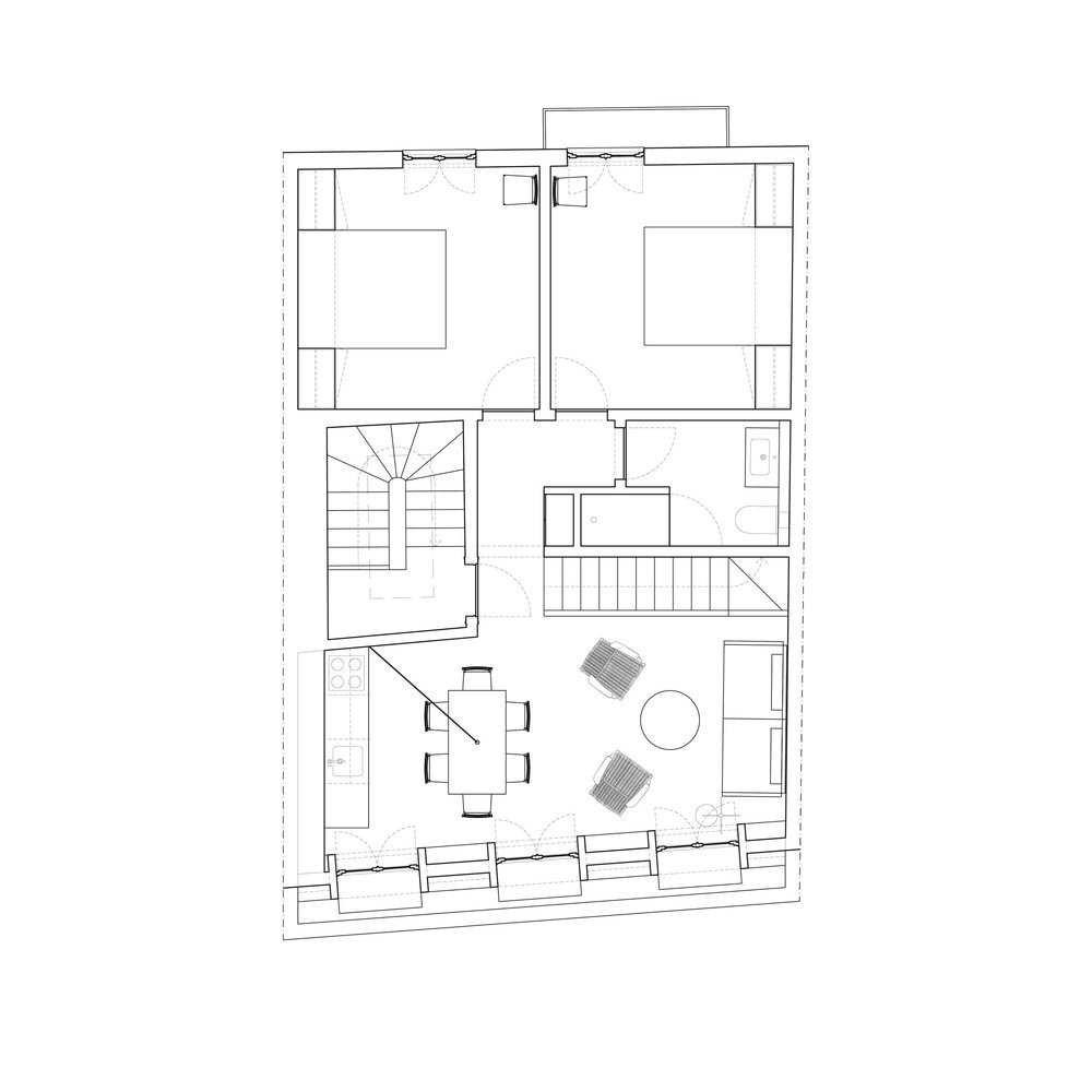 里斯本绿意盎然的老建筑改造丨葡萄牙里斯本丨BICA Arquitectos-14