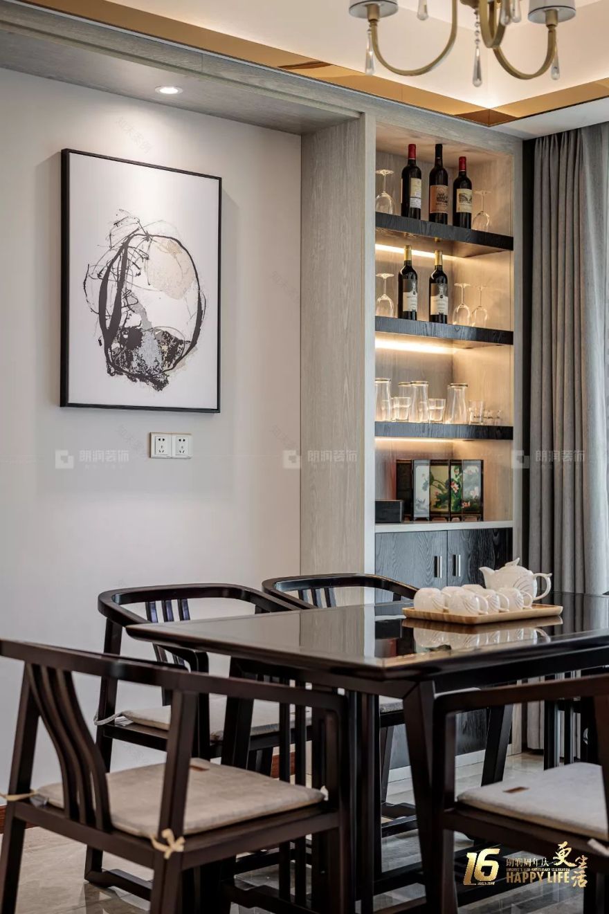 成都龙湖听蓝湾新中式家居设计,优雅轻奢致敬历史传承-64