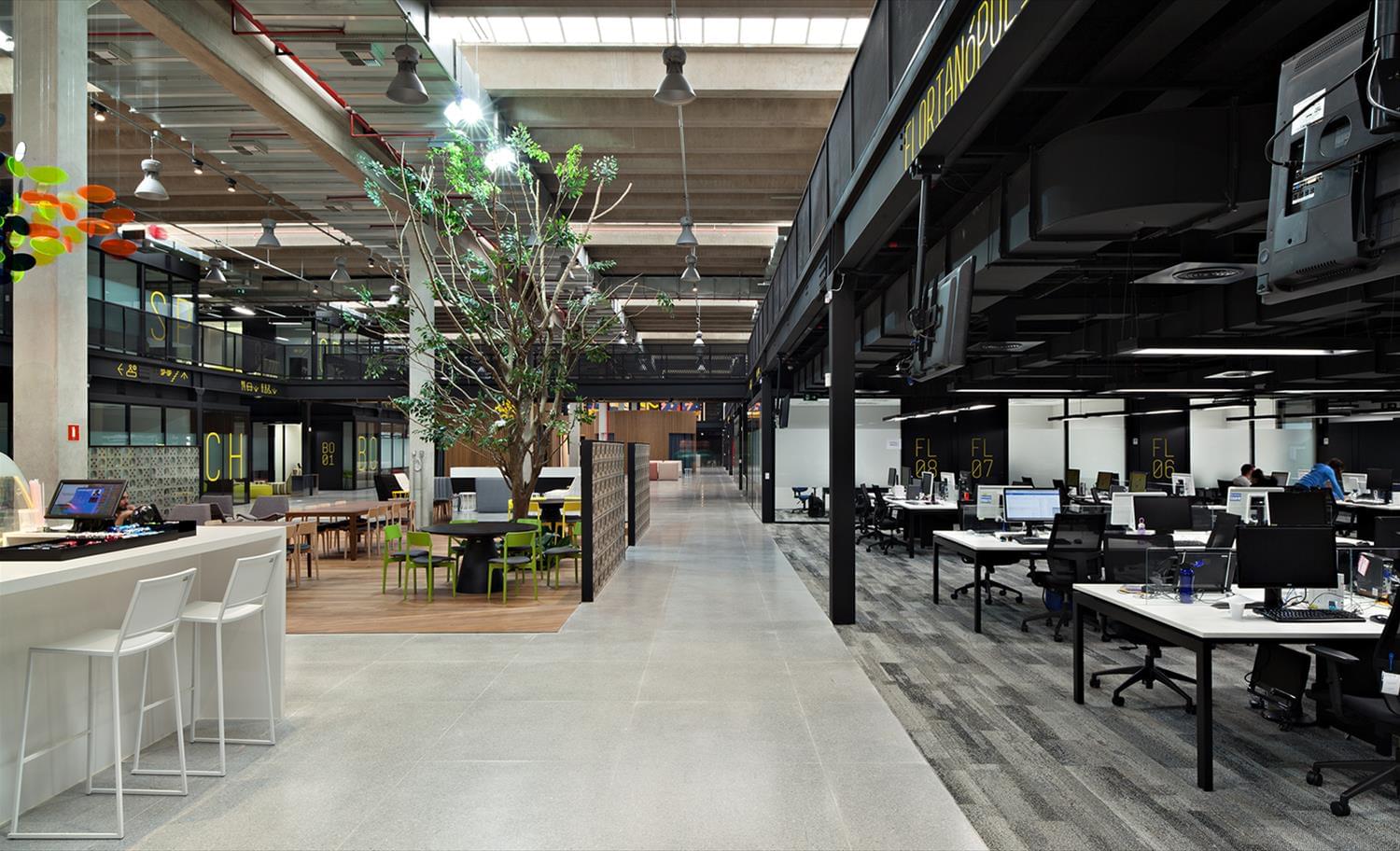 巴西 Mercado Livre 新总部 | 绿色环保与高效互动的办公空间-10