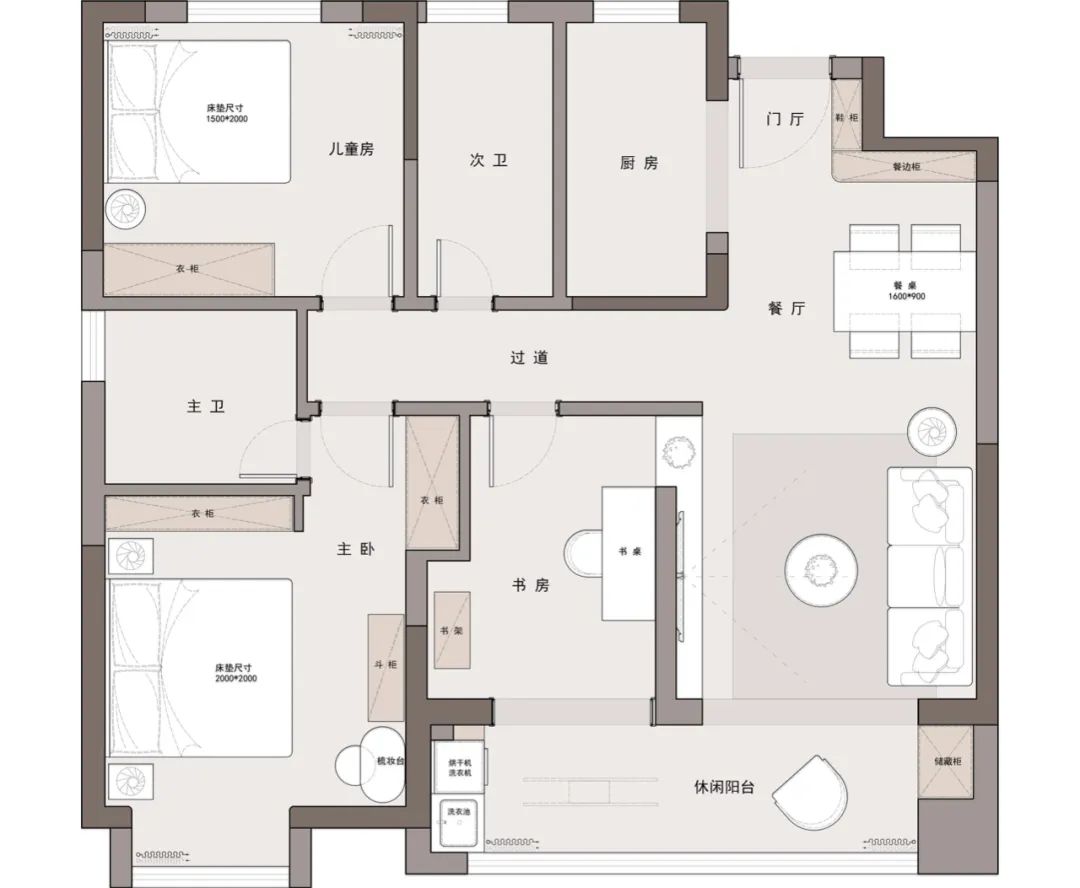 花漾美作 · 左岸 · 浪漫法式风格装修设计丨中国南京丨花漾美作·空间设计-20