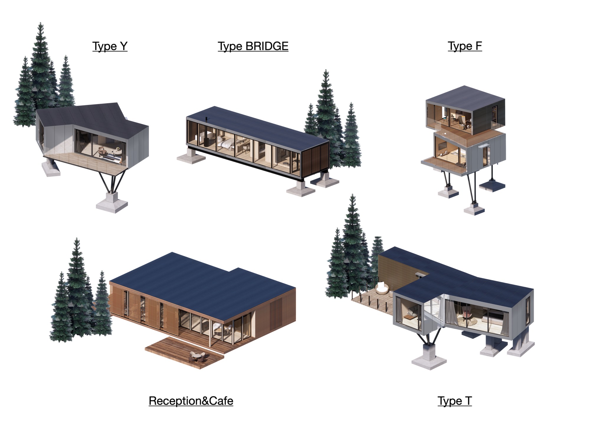 Mountain&Cloud Cabins / Wiki World + Advanced Architecture Lab[AaL]-24