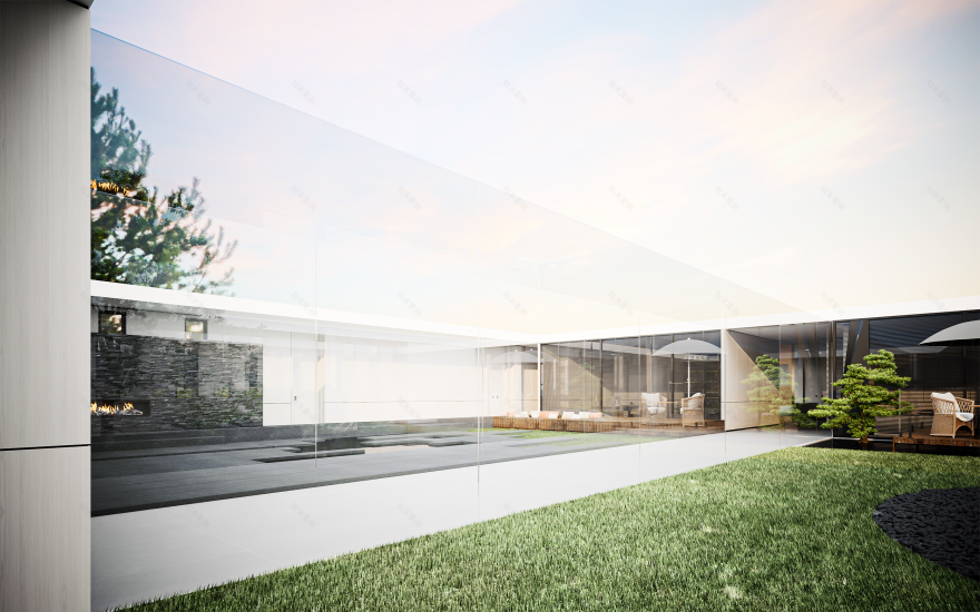 “治愈系”办公空间庭院设计丨图夫 x 金该-4