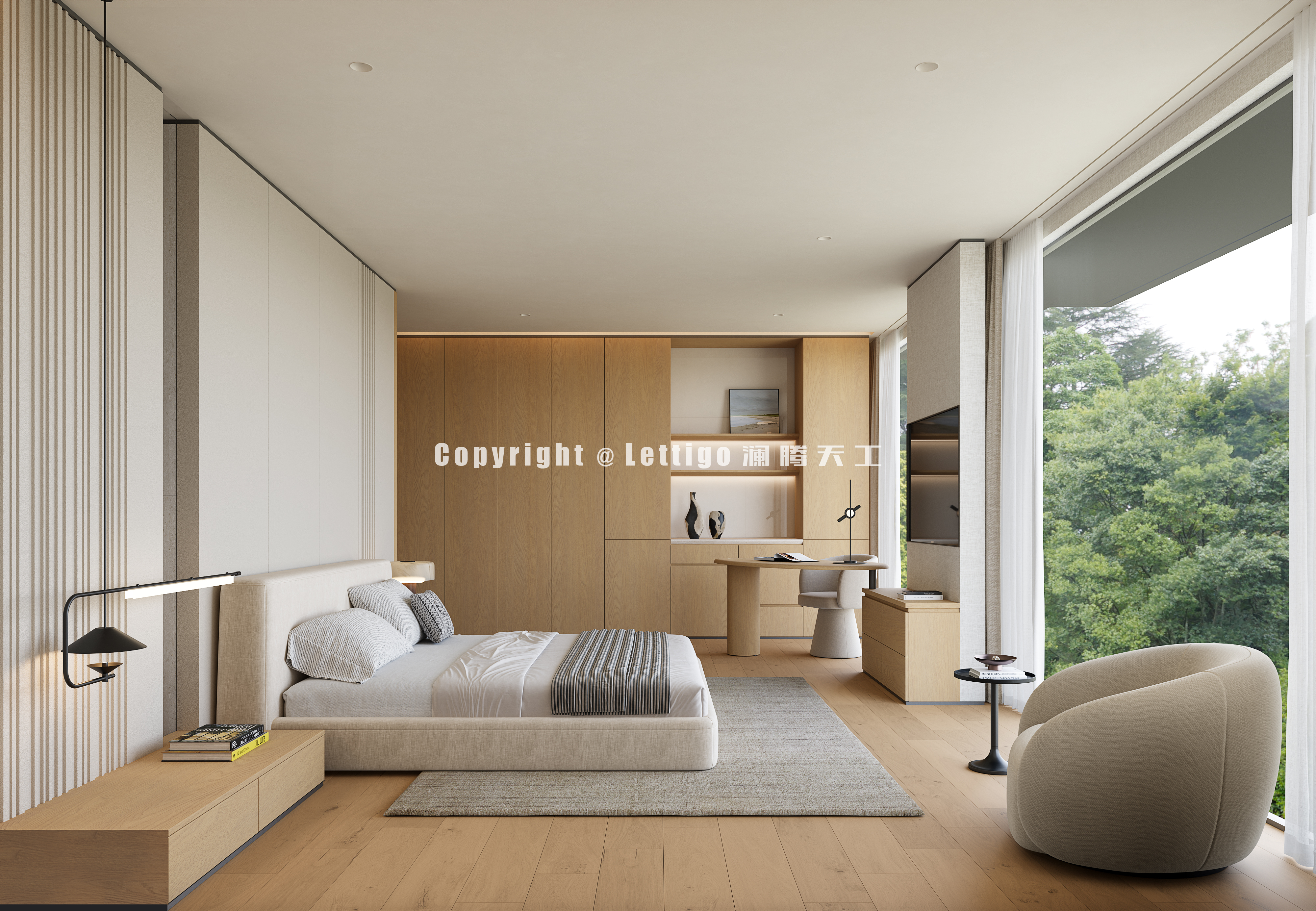 别墅的视觉盛宴-原木自然-31