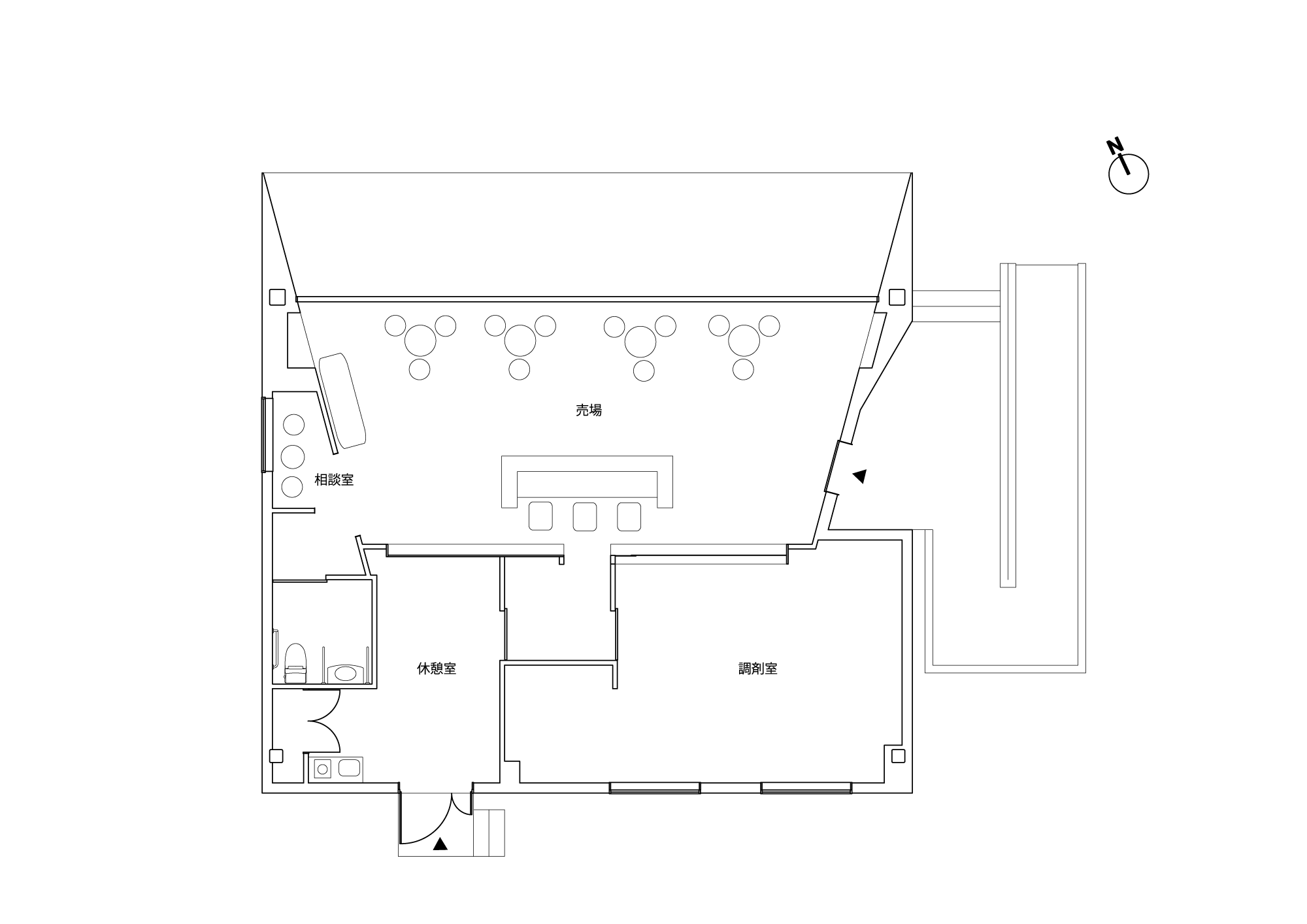 世界一美しい調剤薬局（ゴダイ薬局御国野店）丨KTXアーキラボ-23