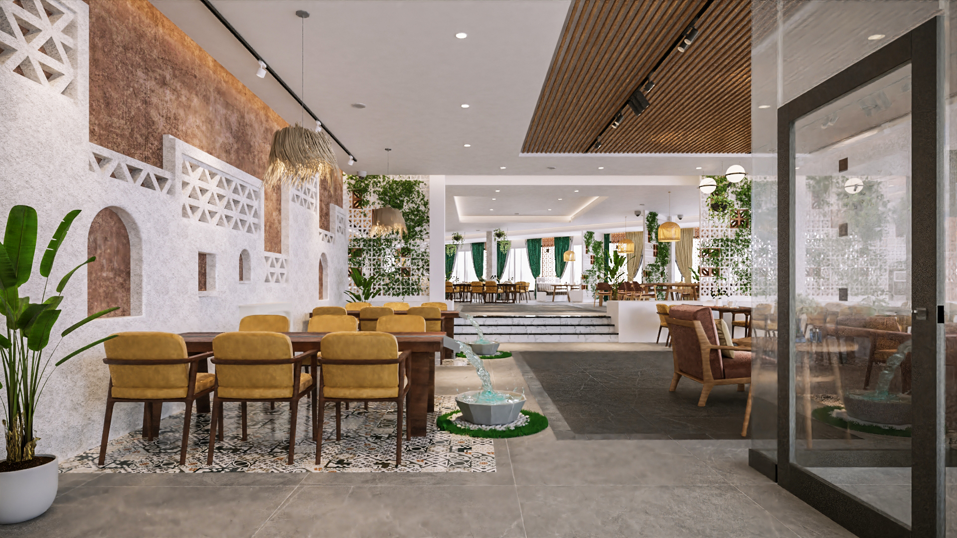 Amman Sky Restaurant 室内设计丨约旦安曼丨Ashraf Amer-9