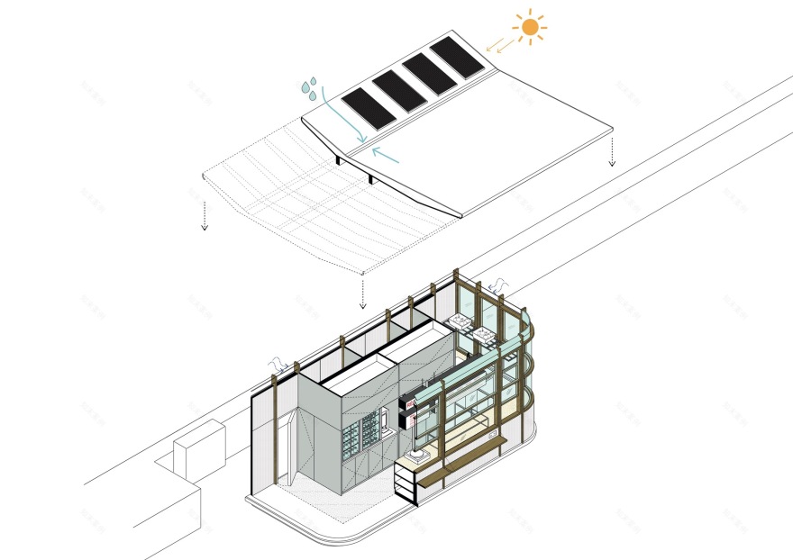 Kiosk Eiffel 食品亭丨法国巴黎丨Franklin Azzi Architecture-12