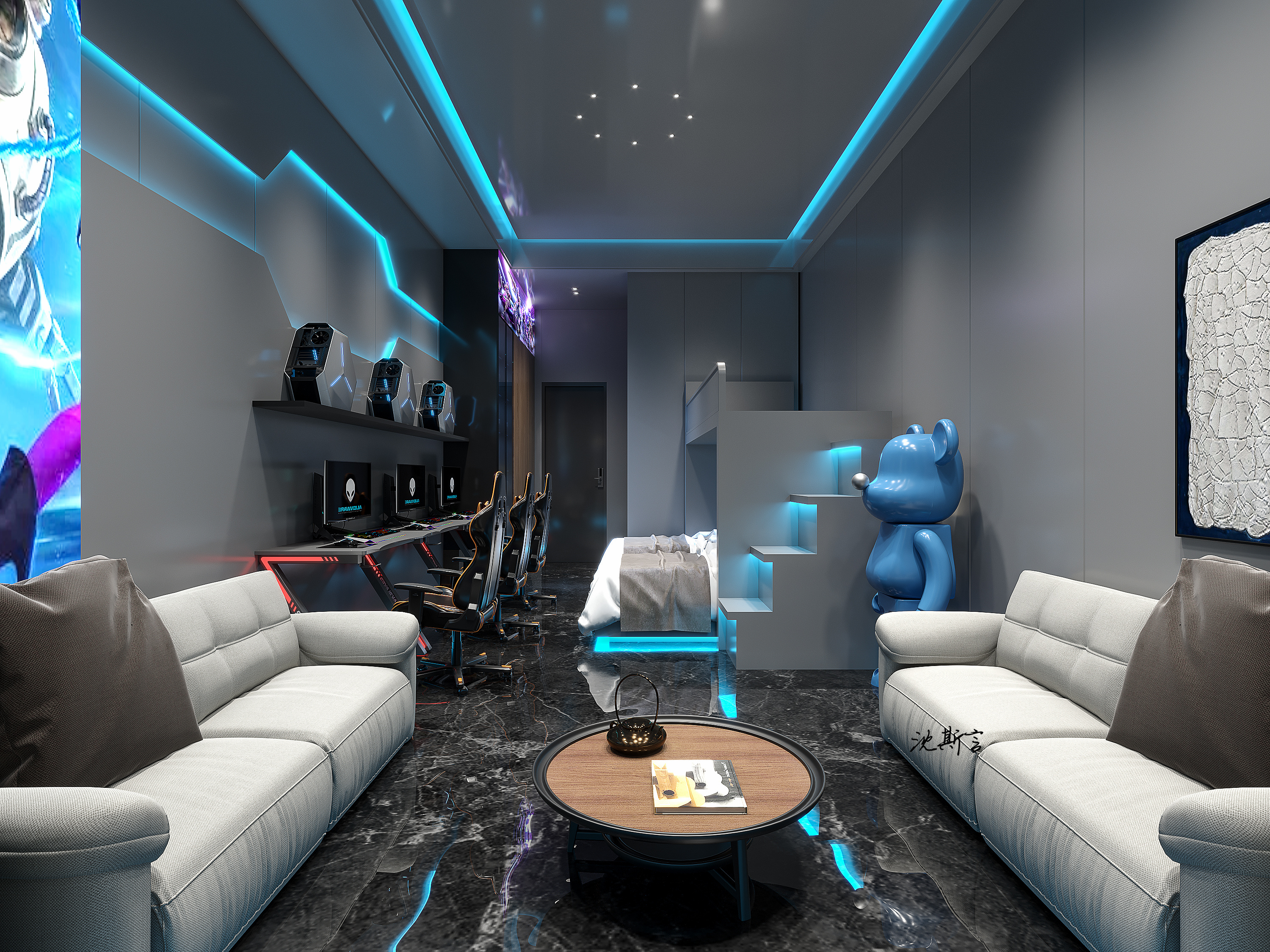 电竞酒店设计-9