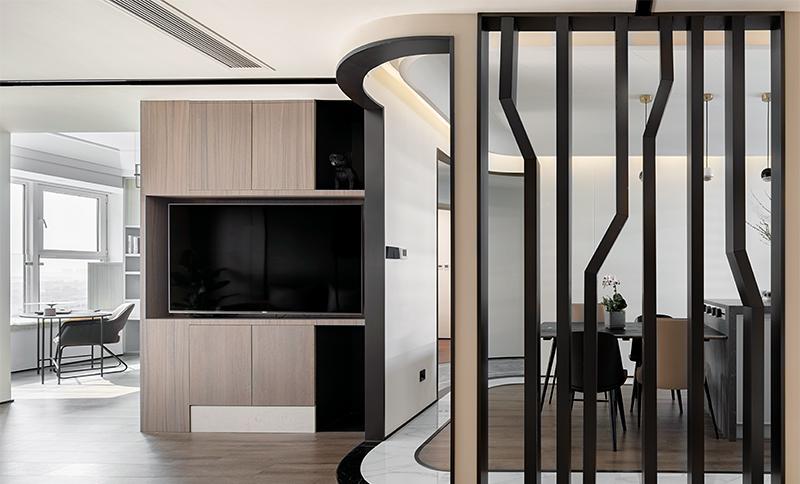 理想生活平层设计 | 温馨简约，原木与灰白的灵动空间-6