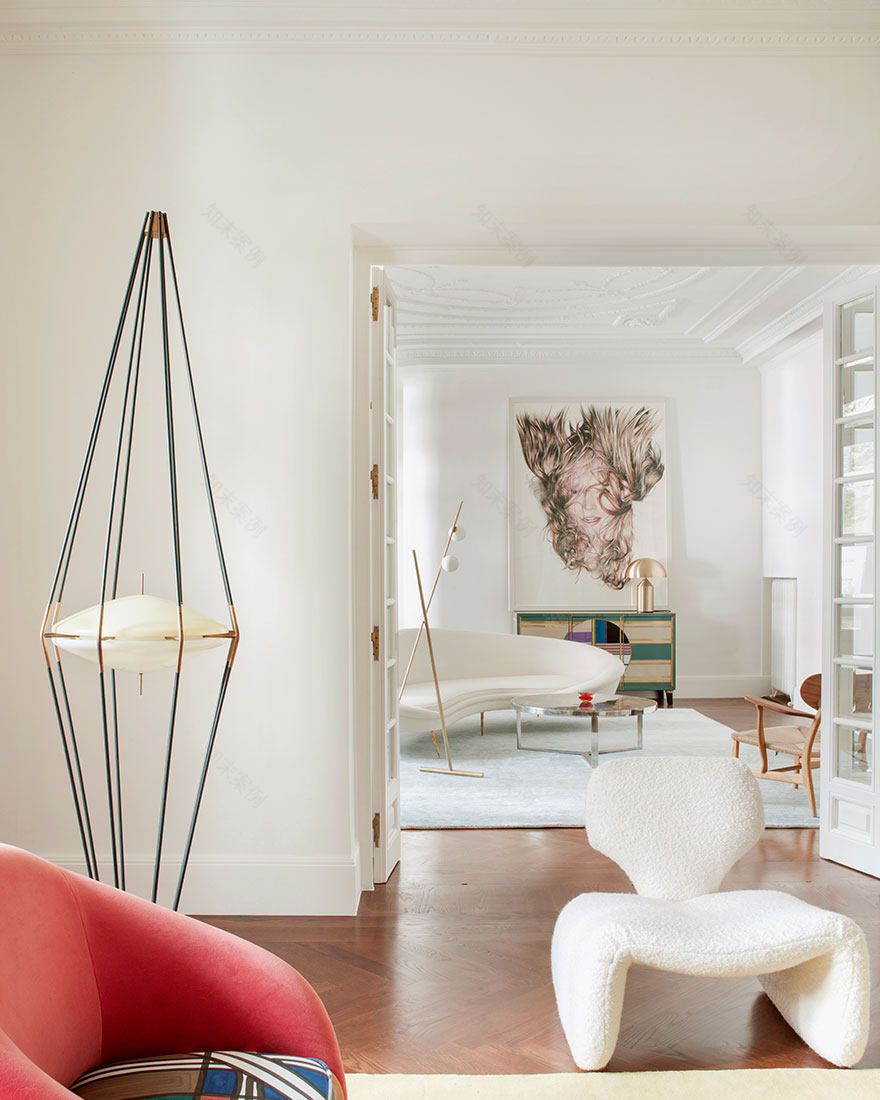 马德里时尚公寓丨西班牙马德里丨Estudio Morgan-16