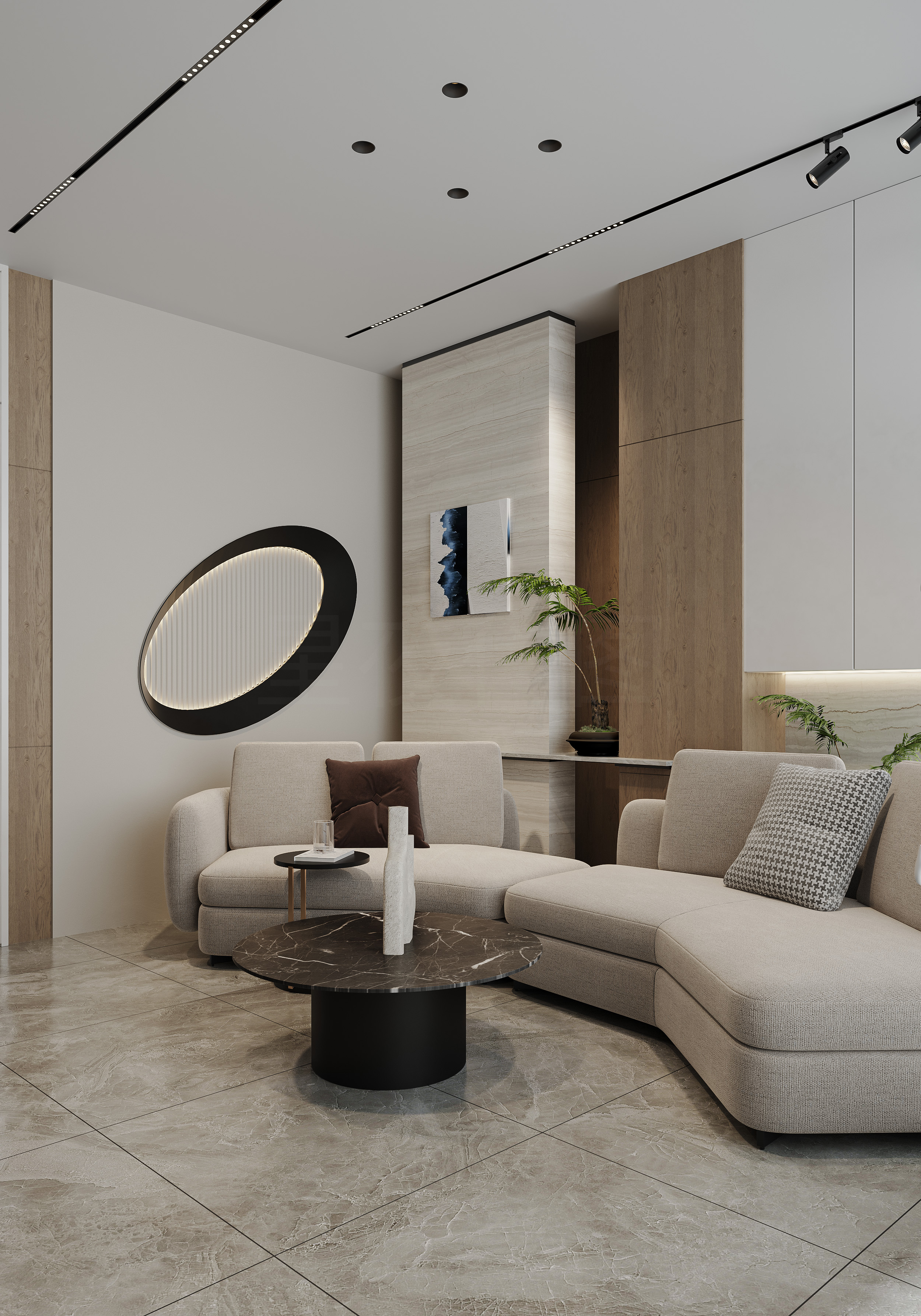 美容院效果图 员工区域 以及项目表现-13