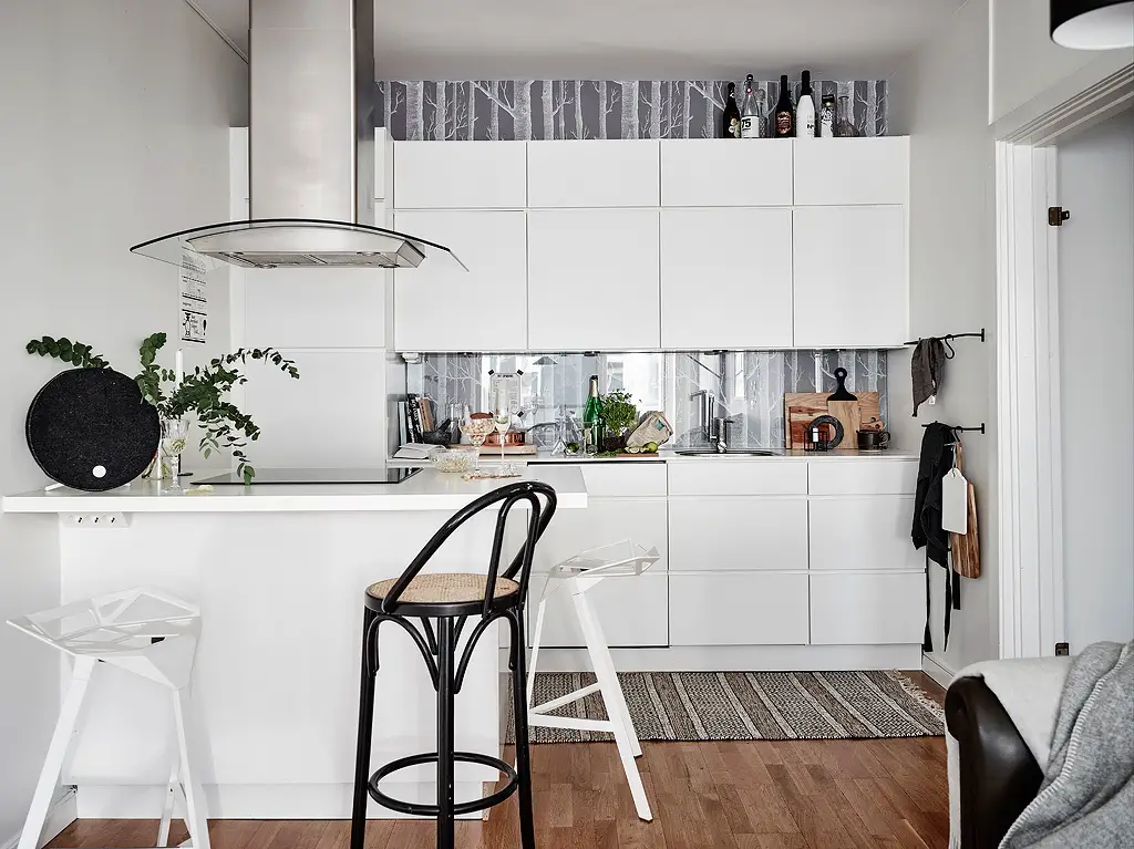 哥德堡一室一厅开放式厨房公寓设计-10