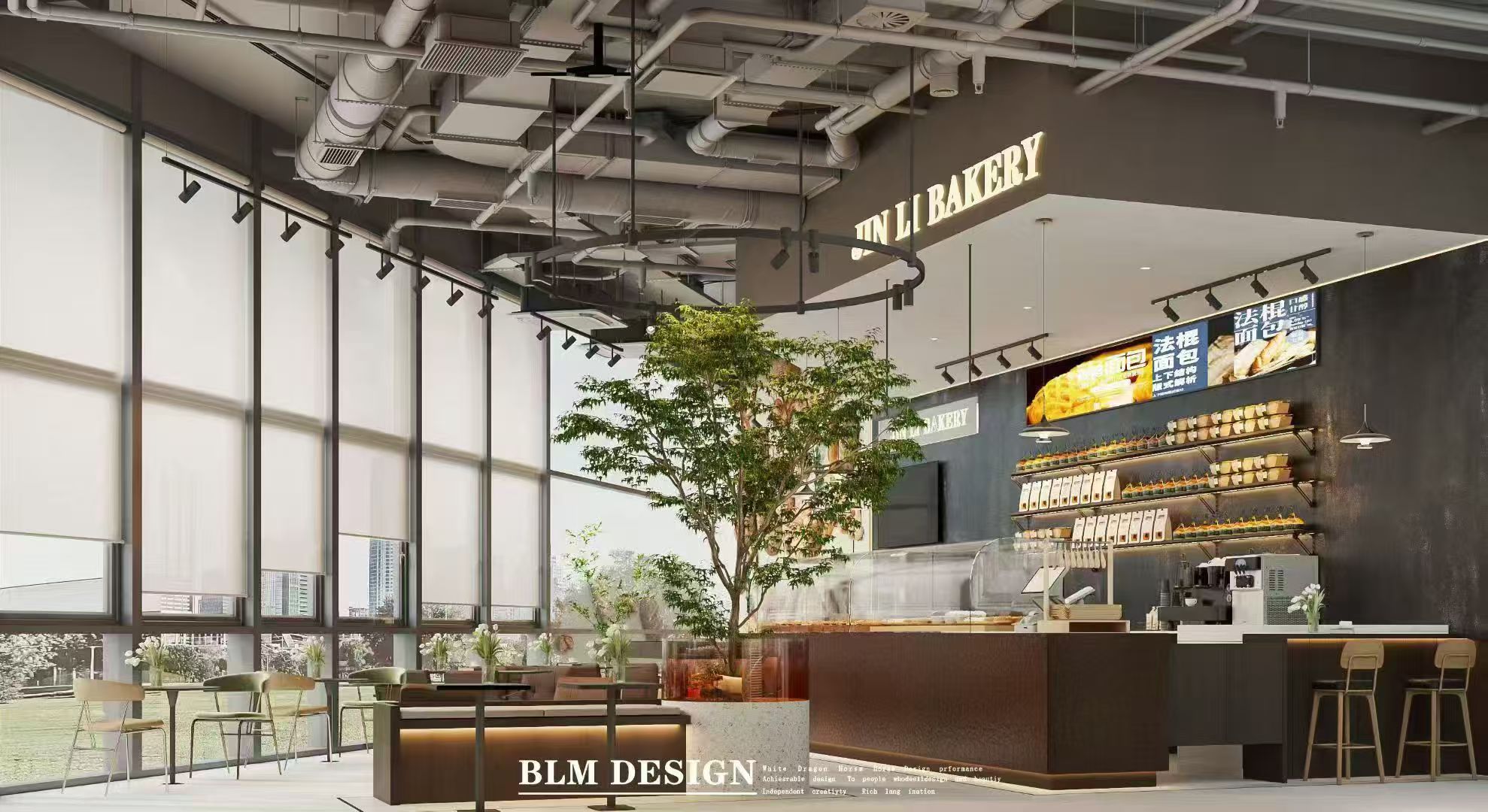 烘焙店-白龙马效果图-1