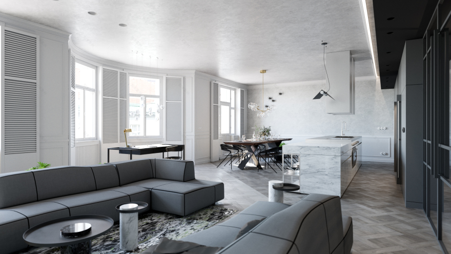 创意改造 | 年轻家庭的城市公寓-61