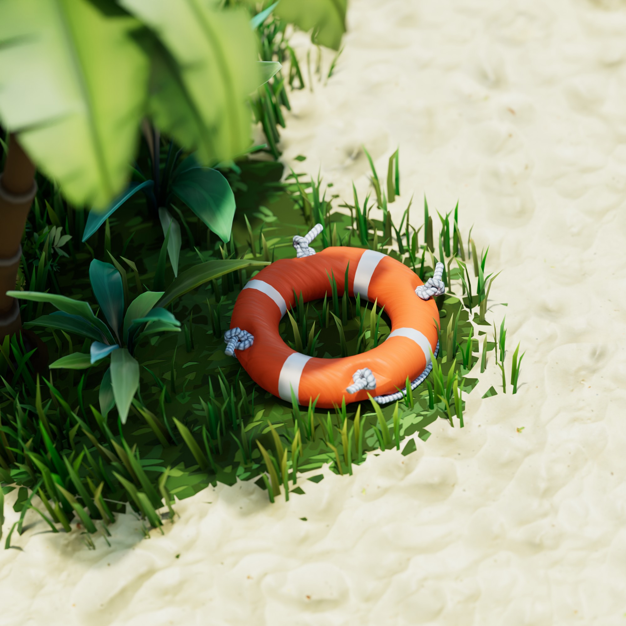 Stylized Desert Island-2