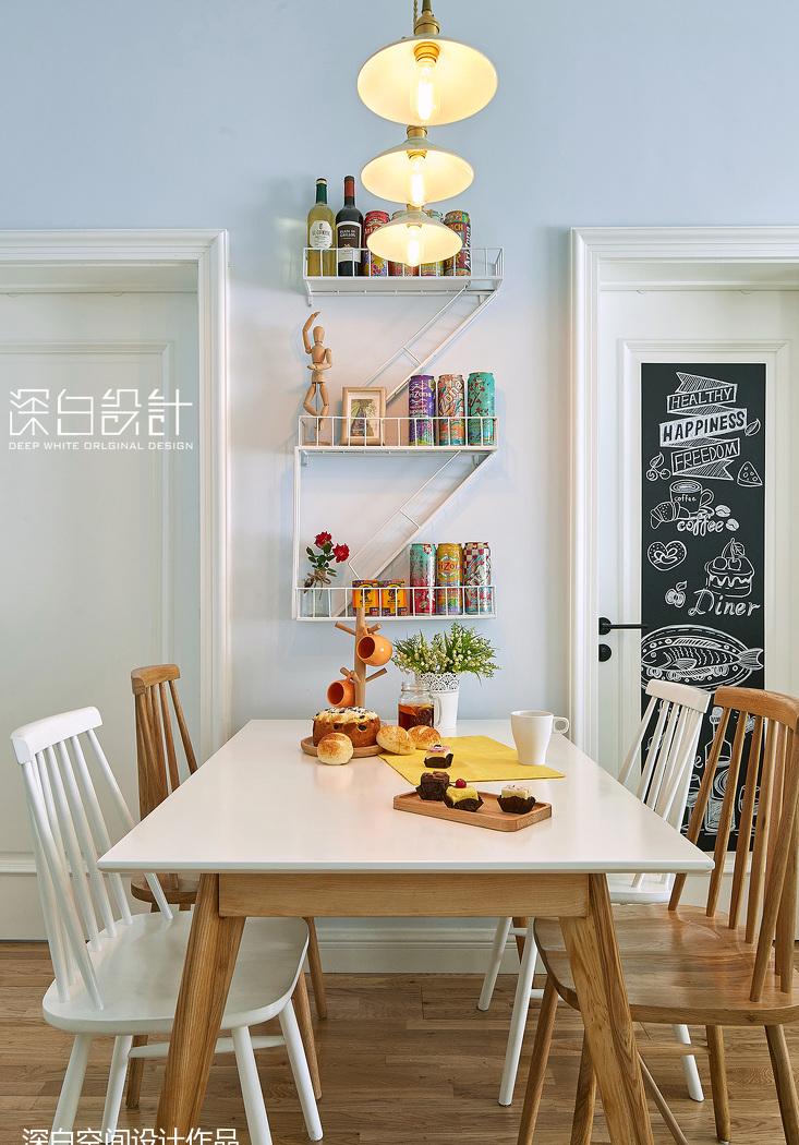 深白设计丨平层丨【深白作品】春风十里--北欧休闲风-1