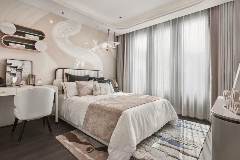 泰州金通绿城·桃李春风别墅新东方艺术软装丨中国泰州丨深圳市伊派室内设计有限公司-25