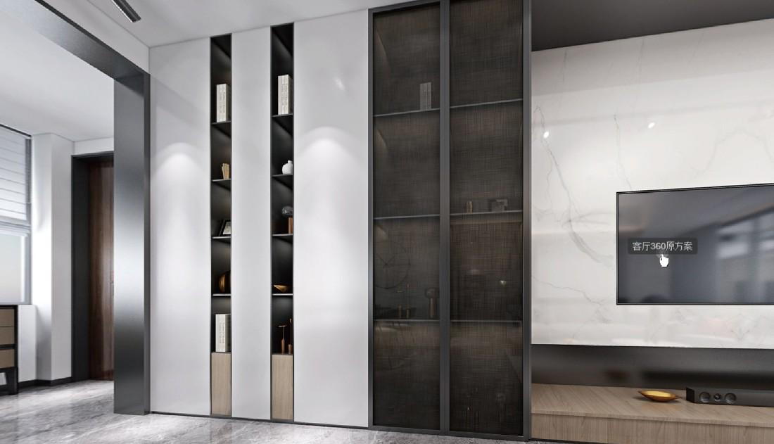 80平小户型现代简约港式风格·缤纷•纯真-6