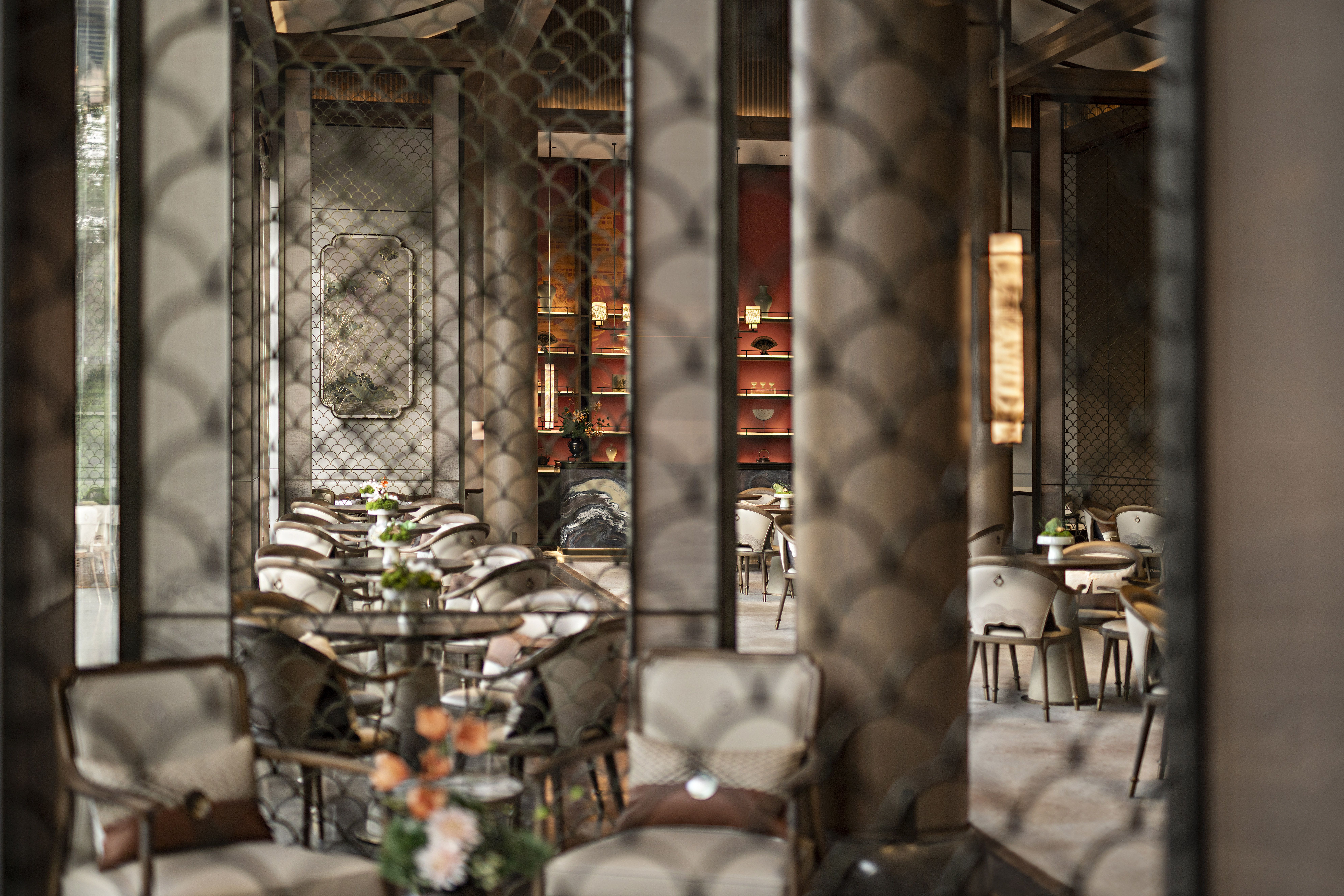 1000㎡中式售楼处丨盘石设计-21