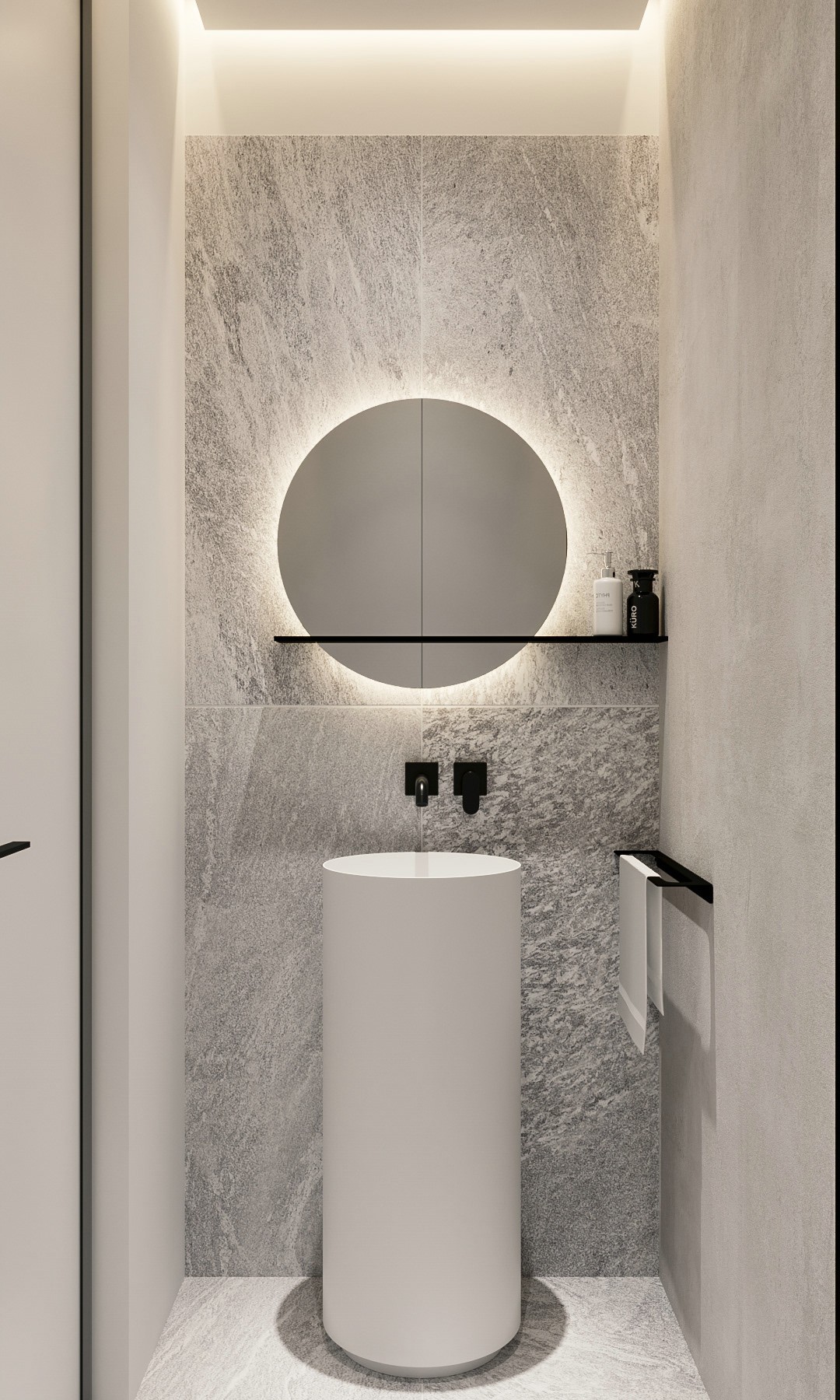 灰色系简约风公寓 既纯粹又有序的生活-22