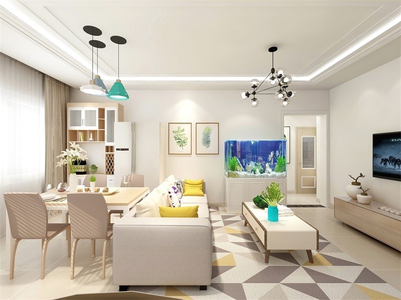 红绿撞色两室一厅丨Oleksandra Teslia-51