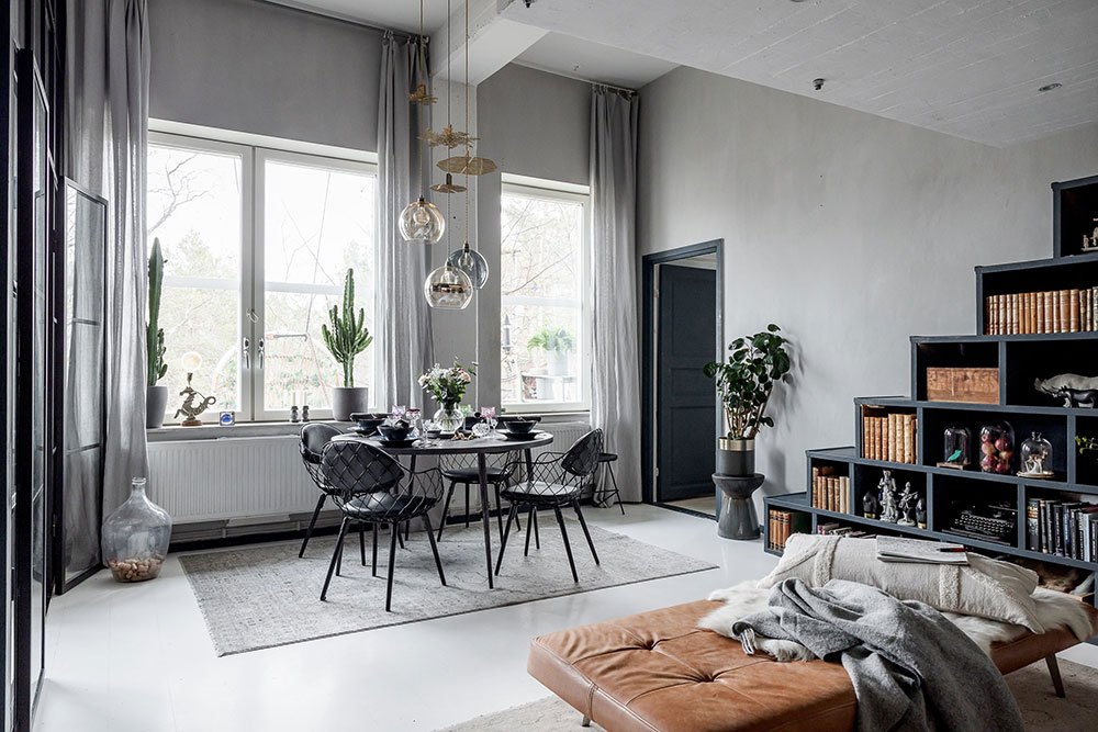 瑞典 73 平米混搭风格公寓设计-5